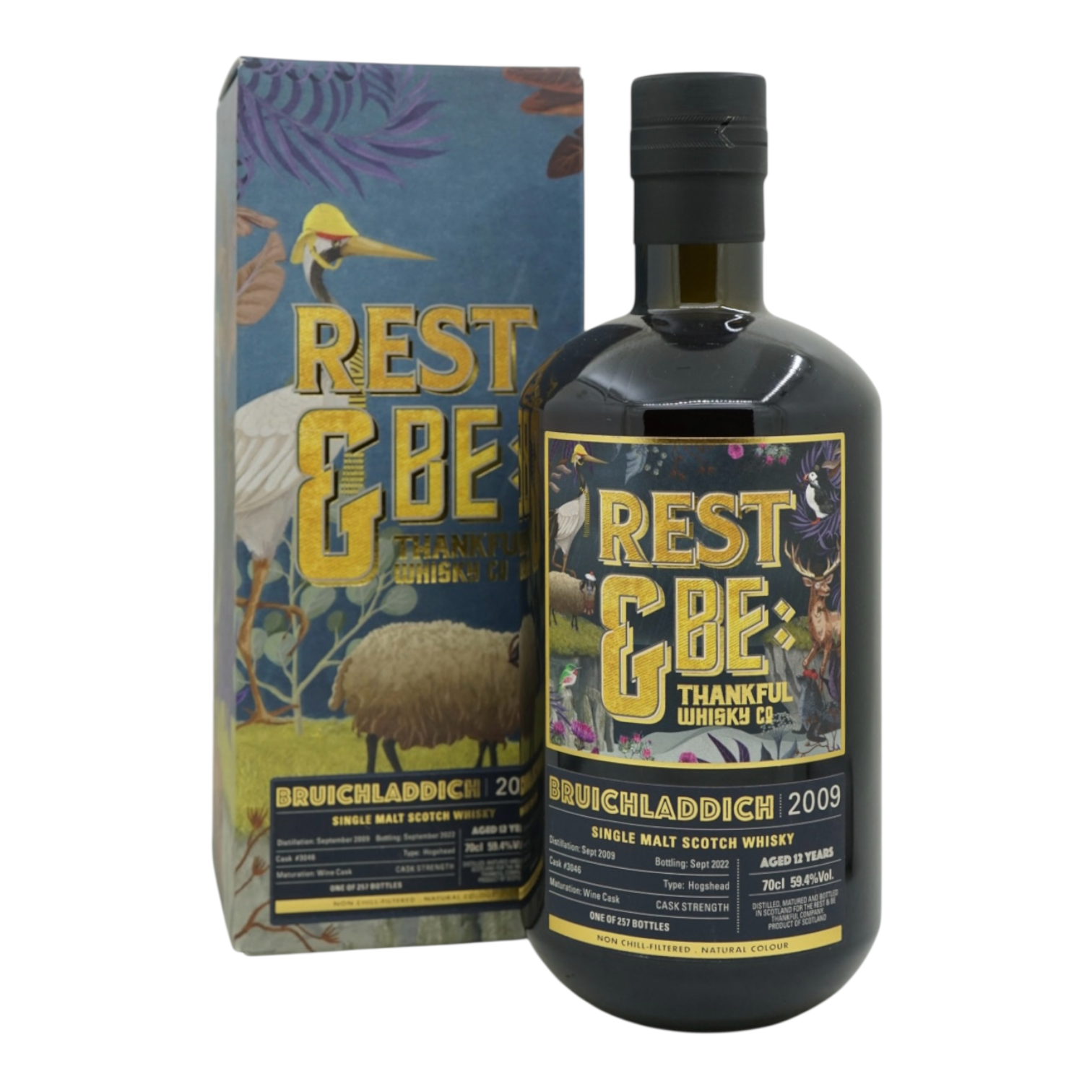 Bruichladdich 2009/2022 12 Years Old Rest&be Thankful Whisky Company #3046