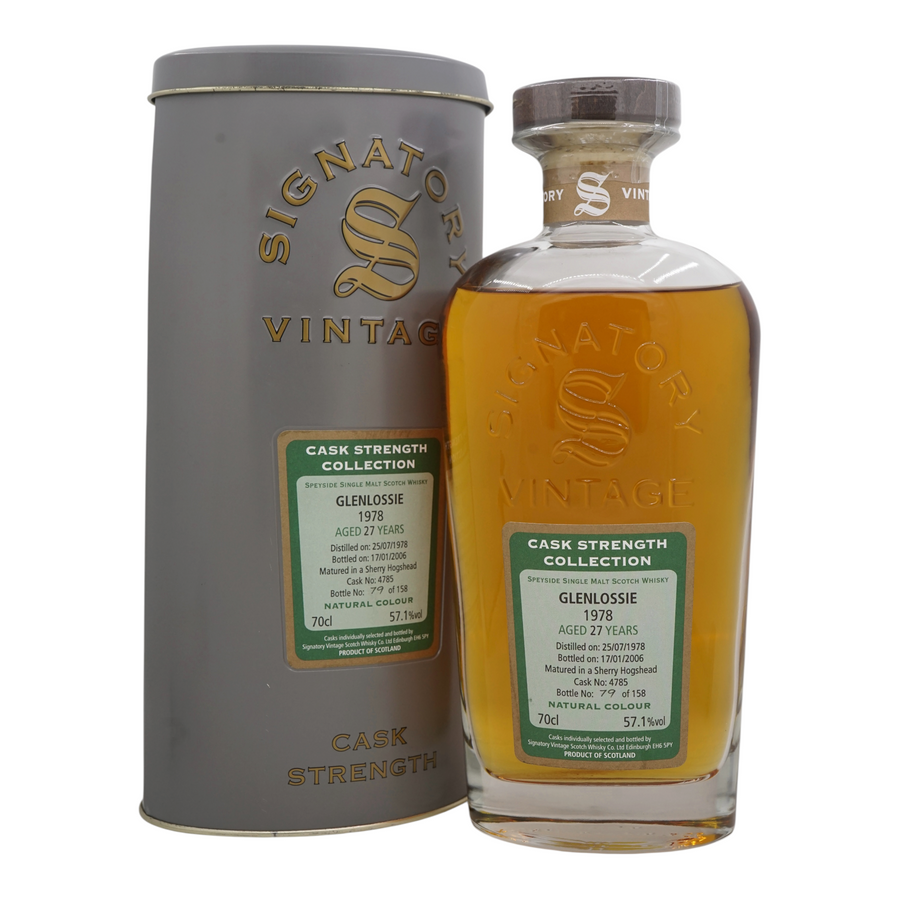 Glenlossie 1978/2006 27 Year Old Cask Strength Collection Signatory Vintage #4785