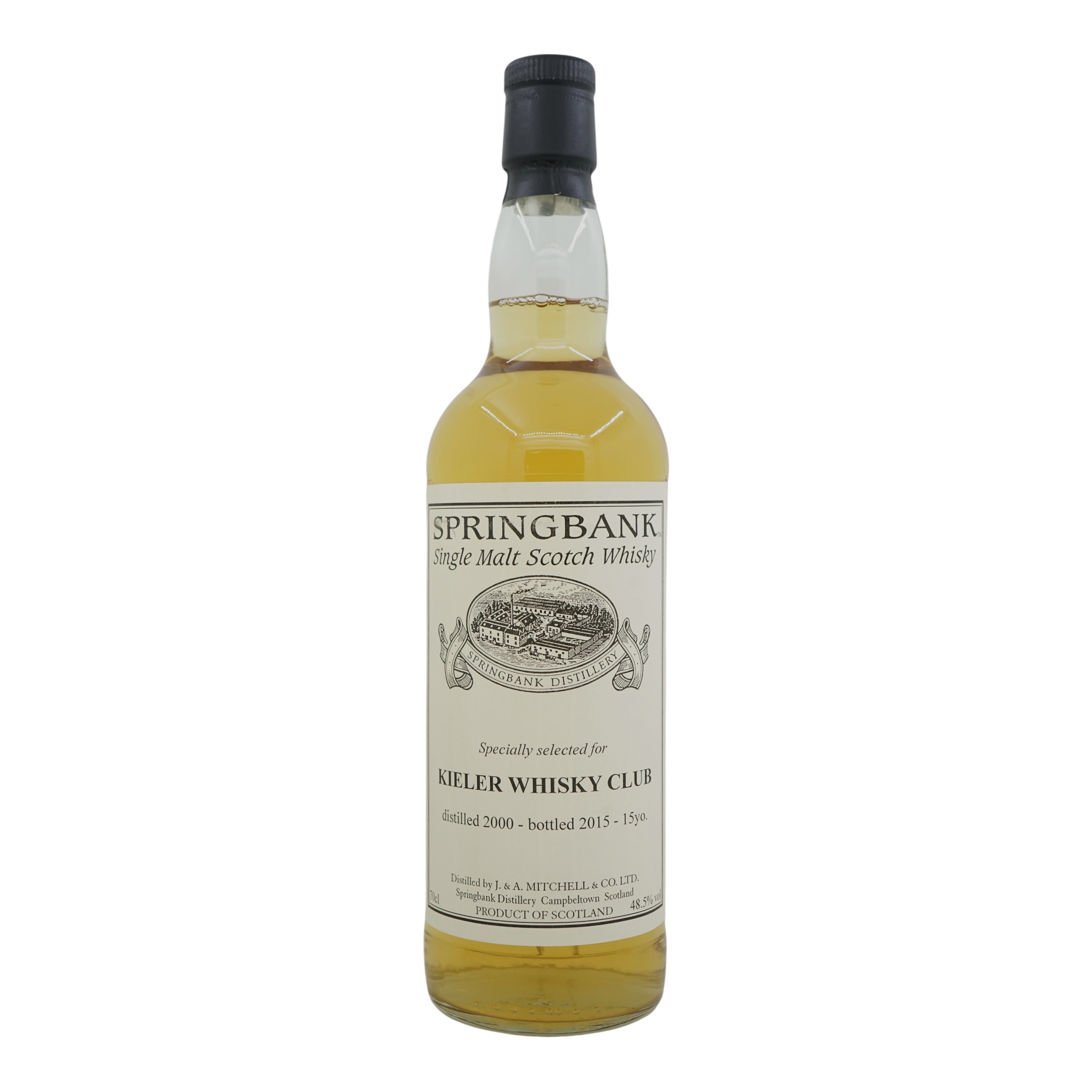 Springbank 2000/2015 15 Year Old Private Bottling Bottled for
Kieler Whiskyclub