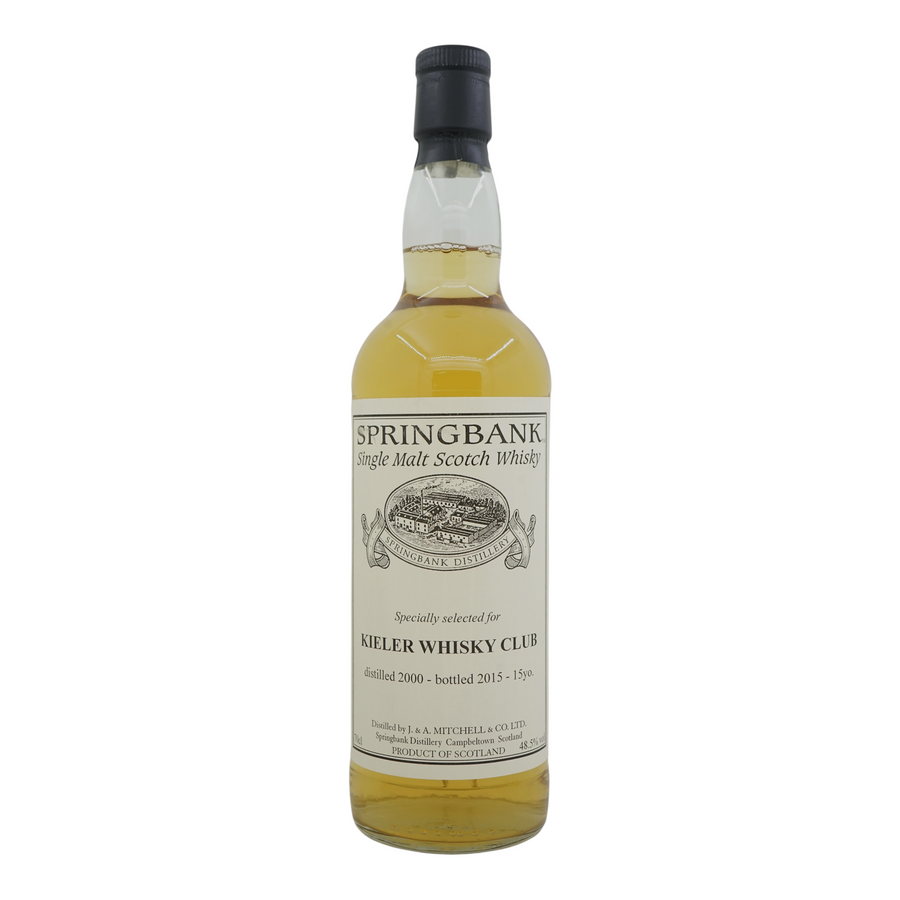Springbank 2000/2015 15 Year Old Private Bottling Bottled for
Kieler Whiskyclub