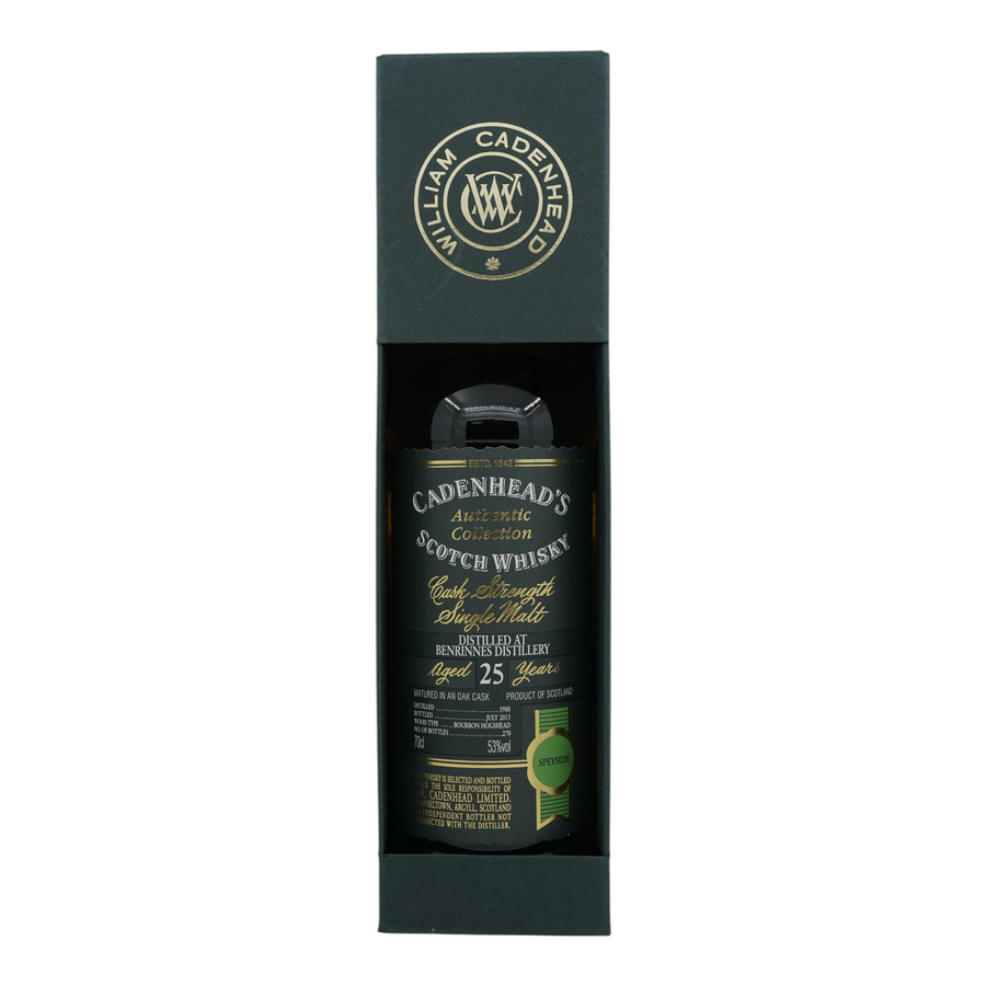 Benrinnes 1988/2013 25 Year Old Authentic Collection Cadenhead's 53%