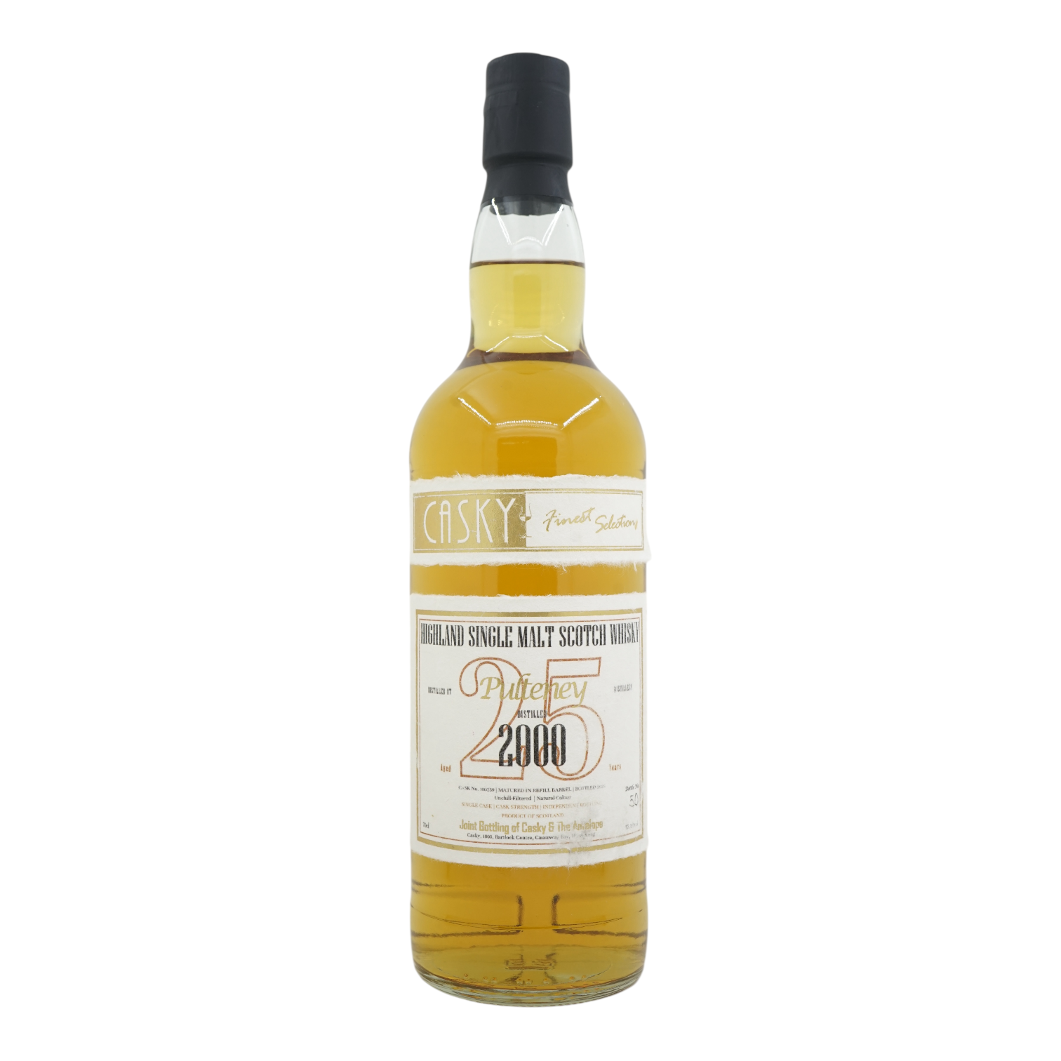 Pulteney 2000/2025 25 Year Old Finest Selection Joint Bottling of Casky & The Antelope #100239