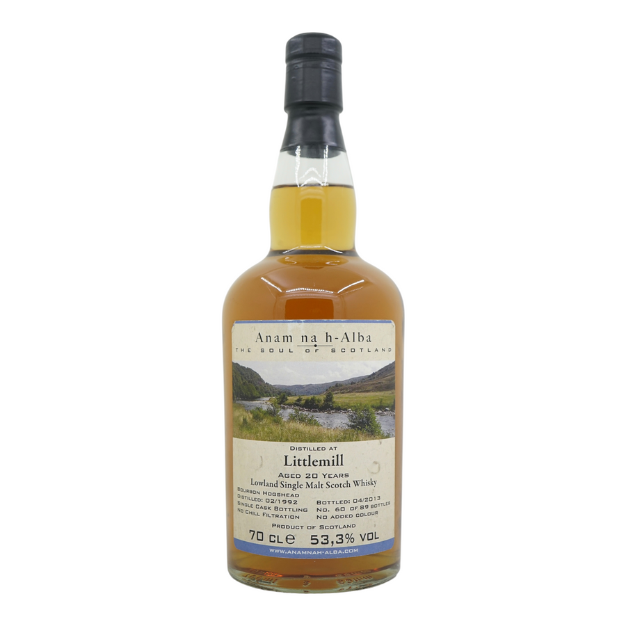 Littlemill 1992/2013 20 Year Old The Soul of Scotland Anam na h-Alba 53.3%