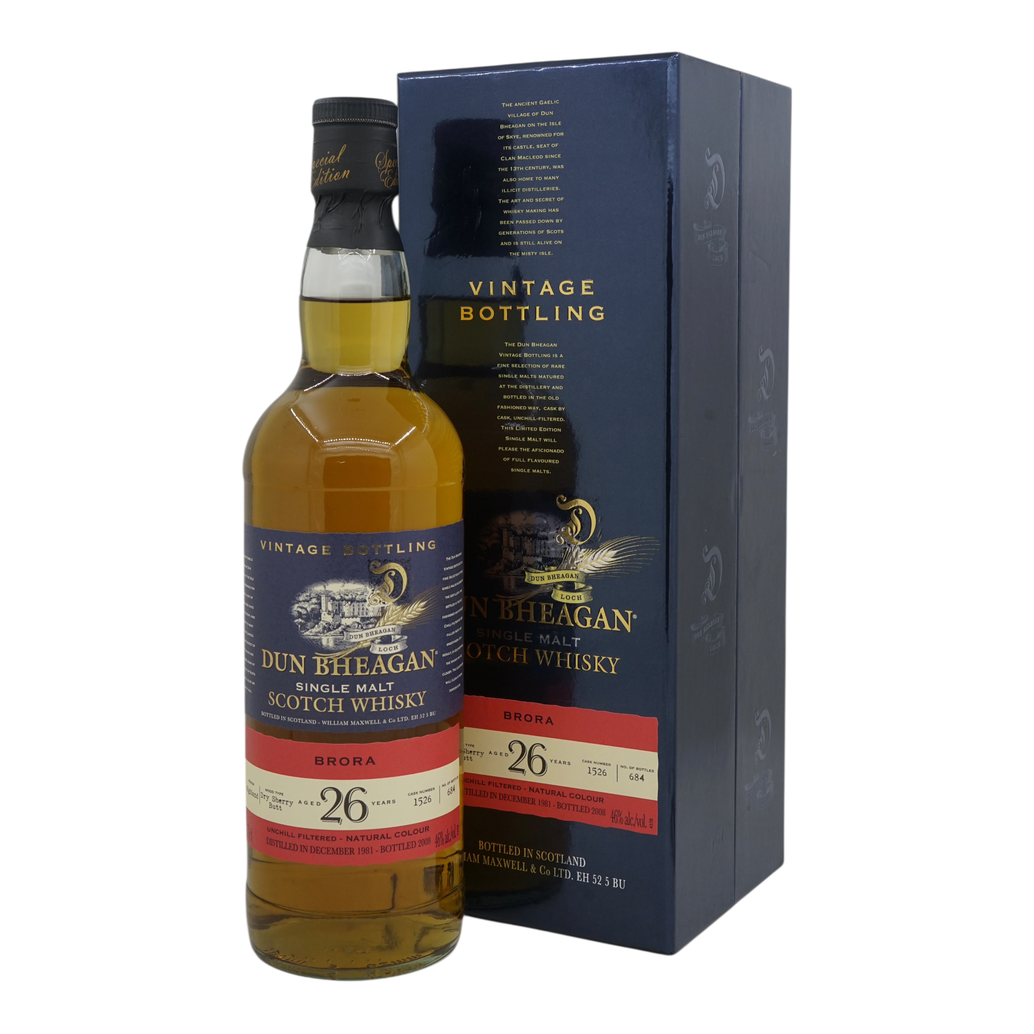 Brora 1981/2008 26 Year Old Dun Bheagan Ian Macleod #1526