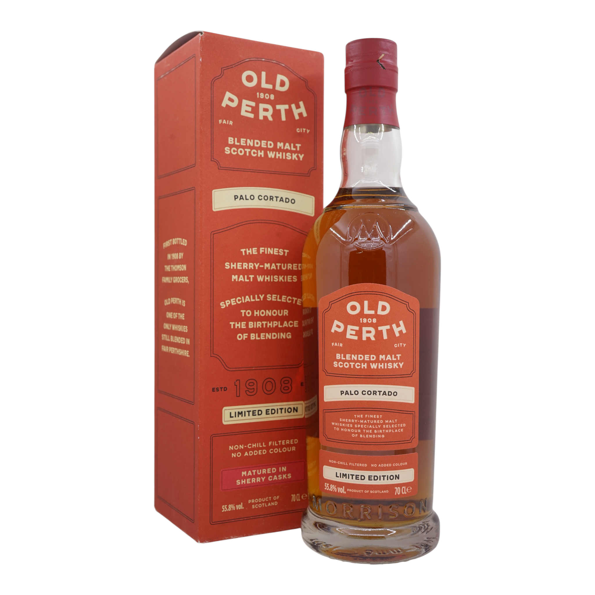 Old Perth Palo Cortado Limited Edition Morrison Scotch Whisky Distillers