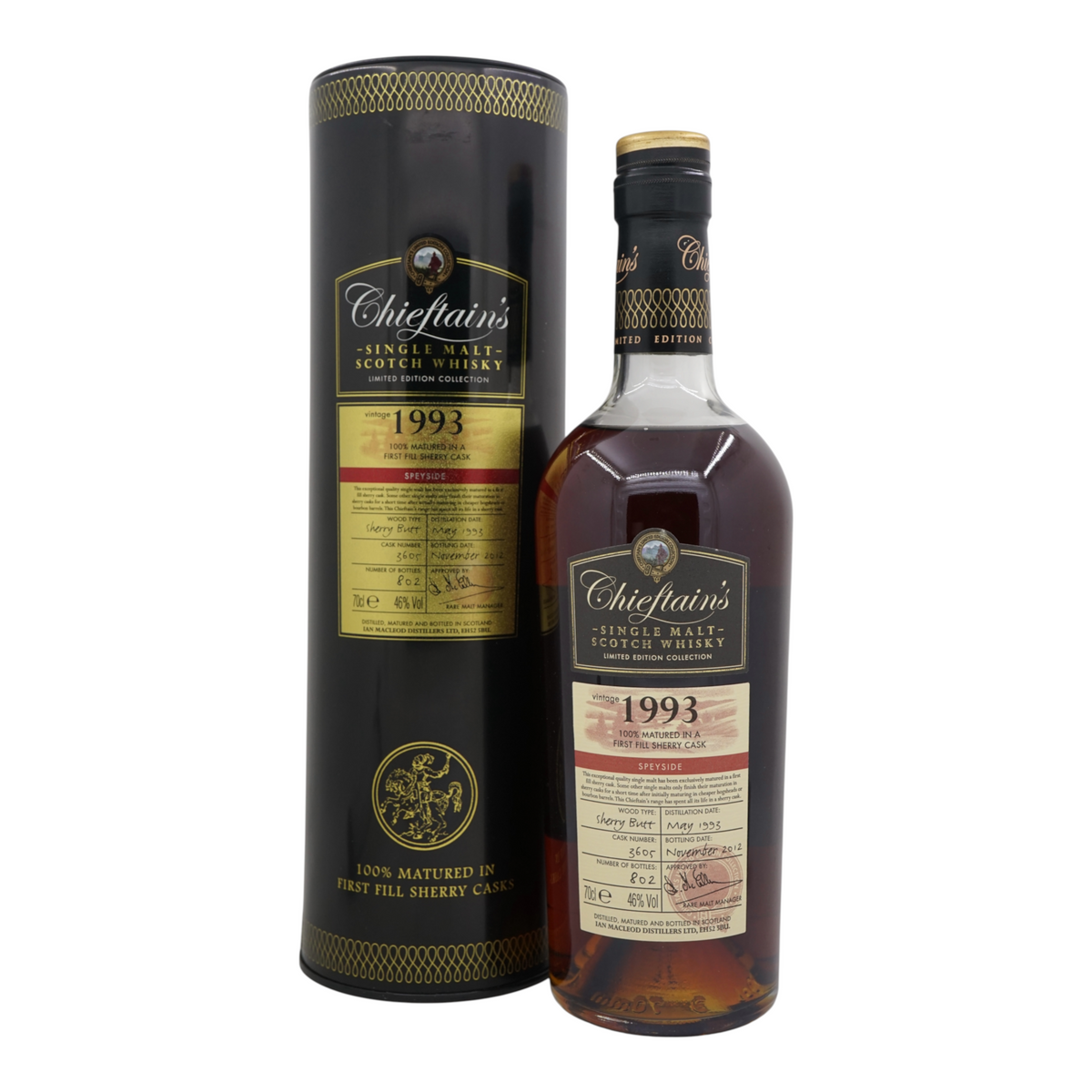 Chieftain's 1993/2012 Limited Edition Collection #3605