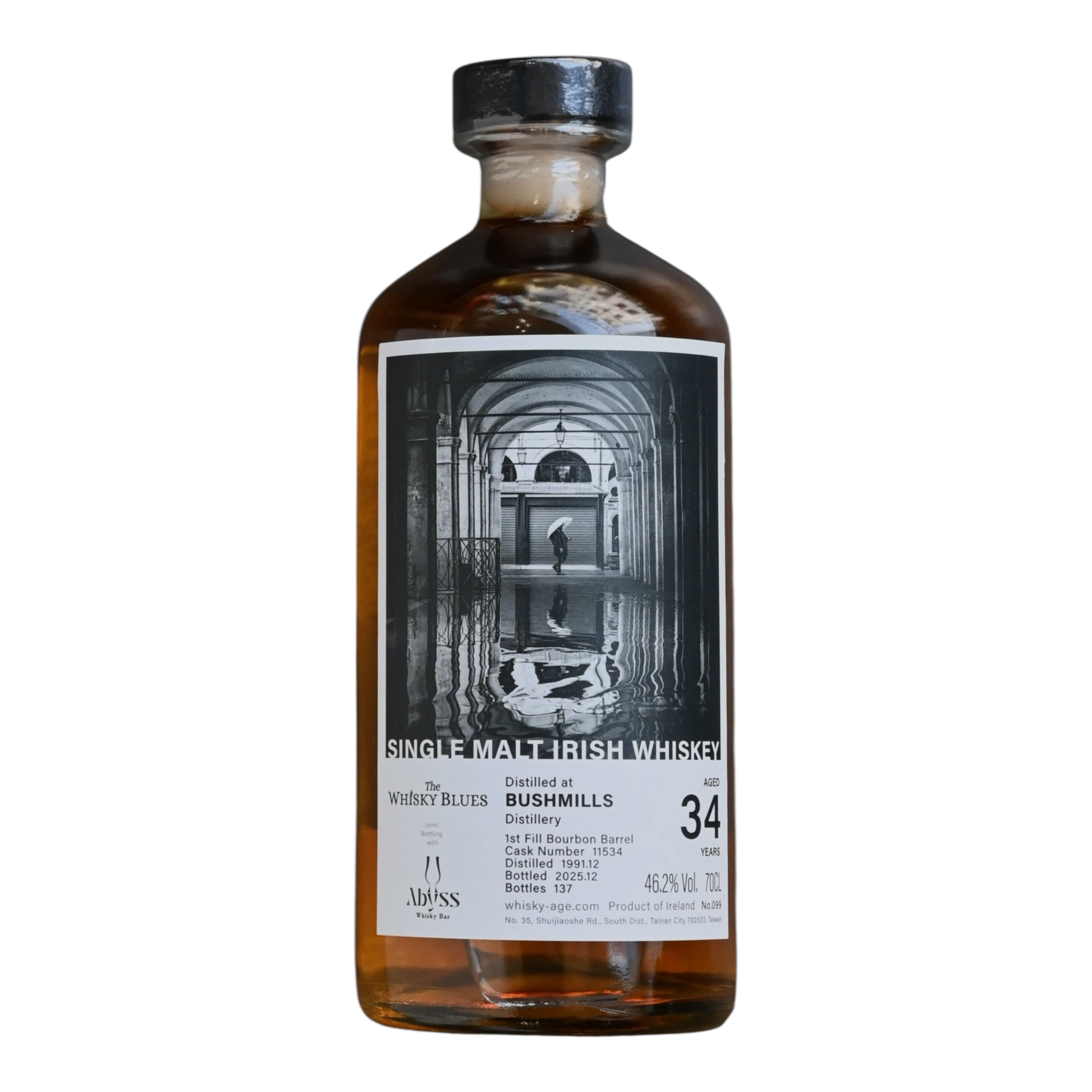Bushmills 1991/2025 34 Year Old The Whisky Blues Whisky AGE Joint Bottling With Abyss Whisky Bar #11534