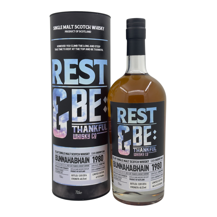 Bunnahabhain 1980/2016 Limited Edition Rest & be Thankful Whisky Company