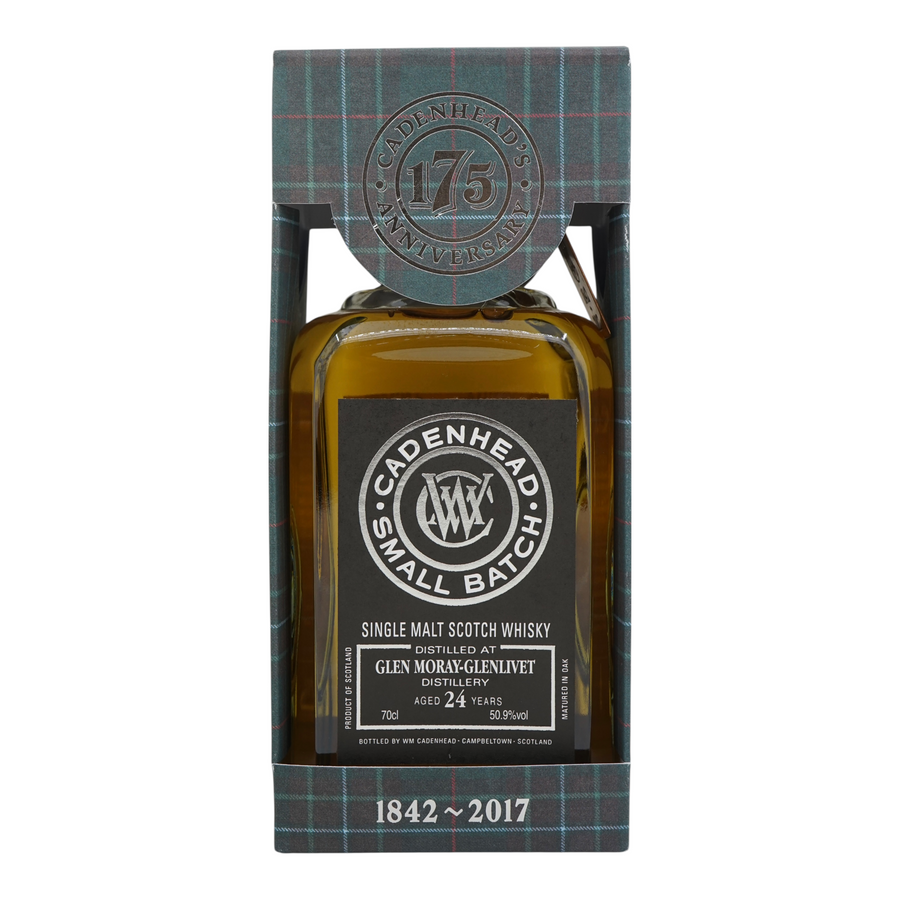 Glen Moray 1992/2017 24 Year Old Small batch Cadenheads 175th Anniversary 50.9%