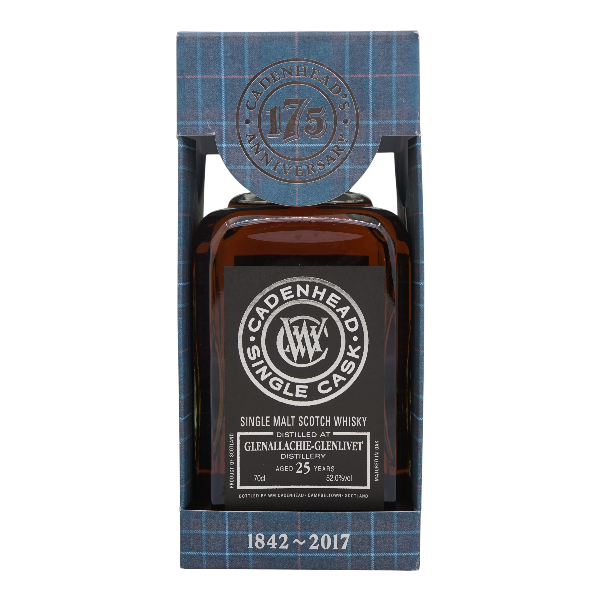 Glenallachie 1992/2017 25 Year Old Single Cask Cadenhead's 52%