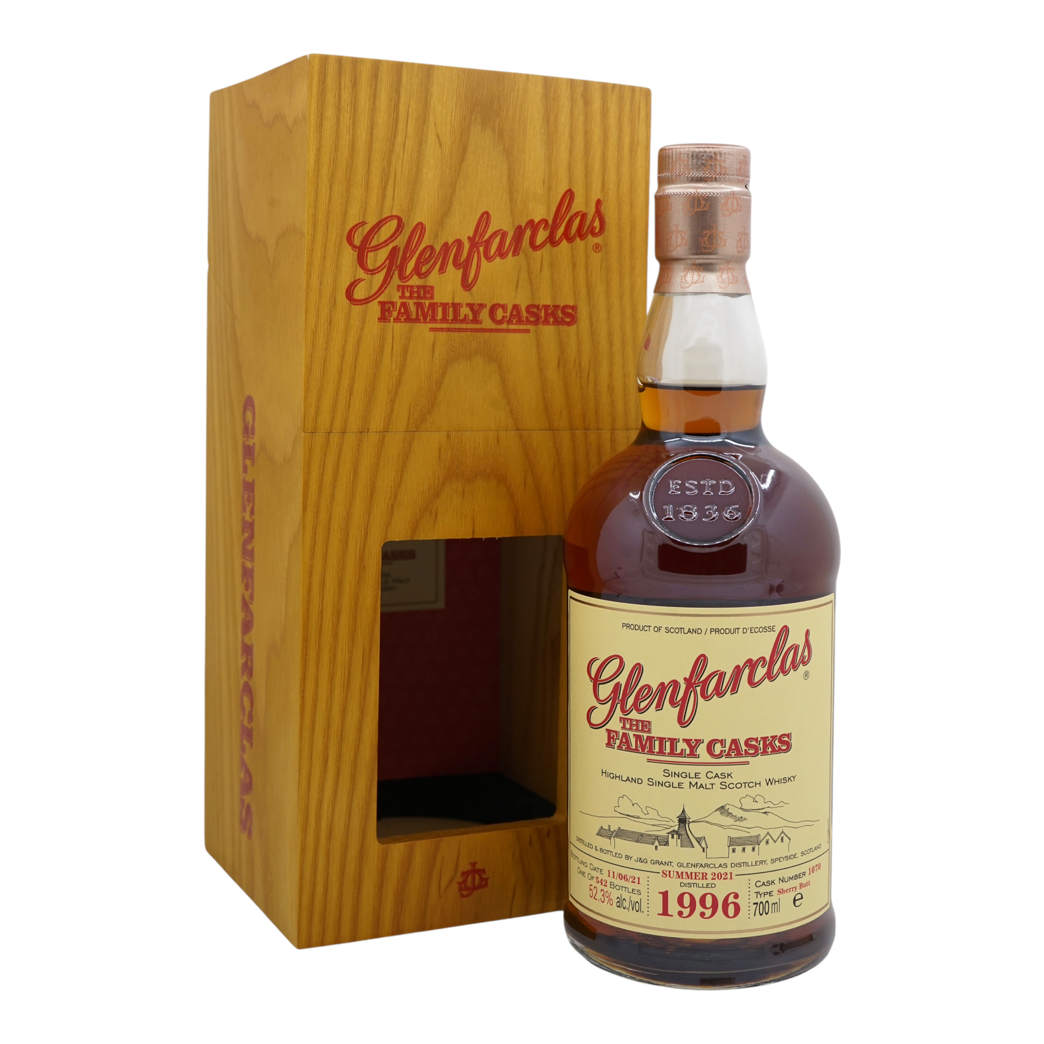 Glenfarclas 1996/2021 The Family Casks (Release S21) #1070