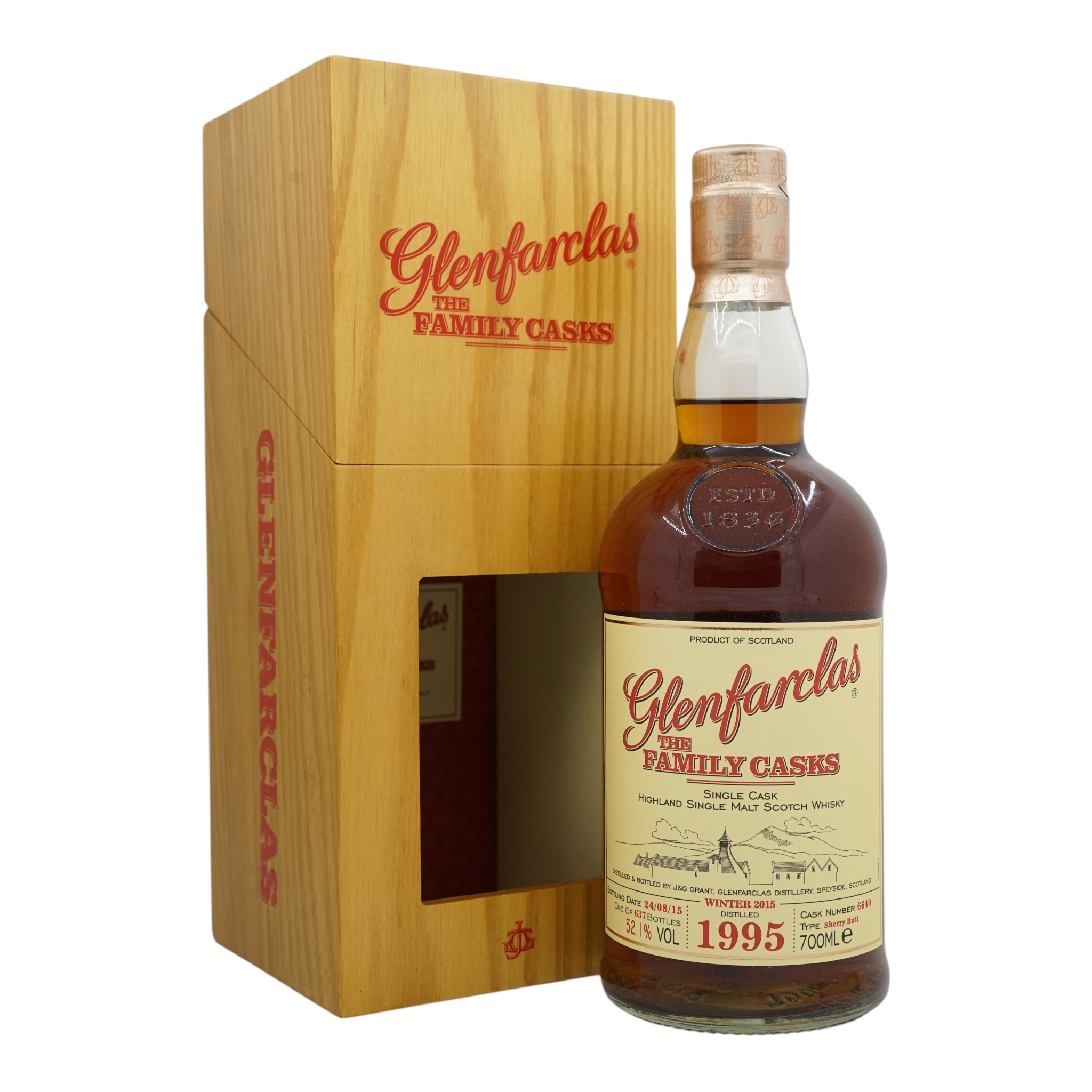 Glenfarclas 1995/2015 The Family Casks (Release W15) #6640