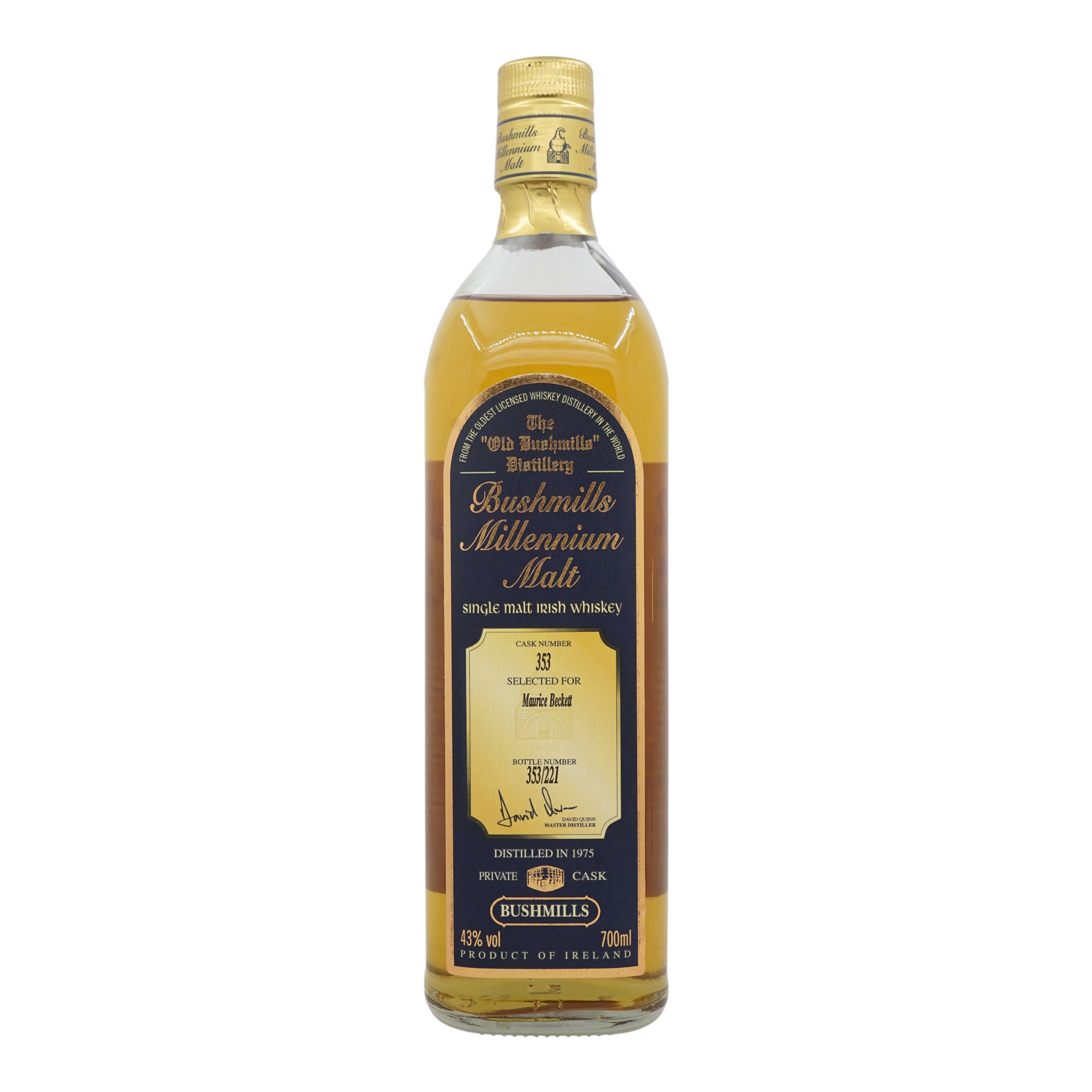 Bushmills 1975/2000 Millennium Malt #353