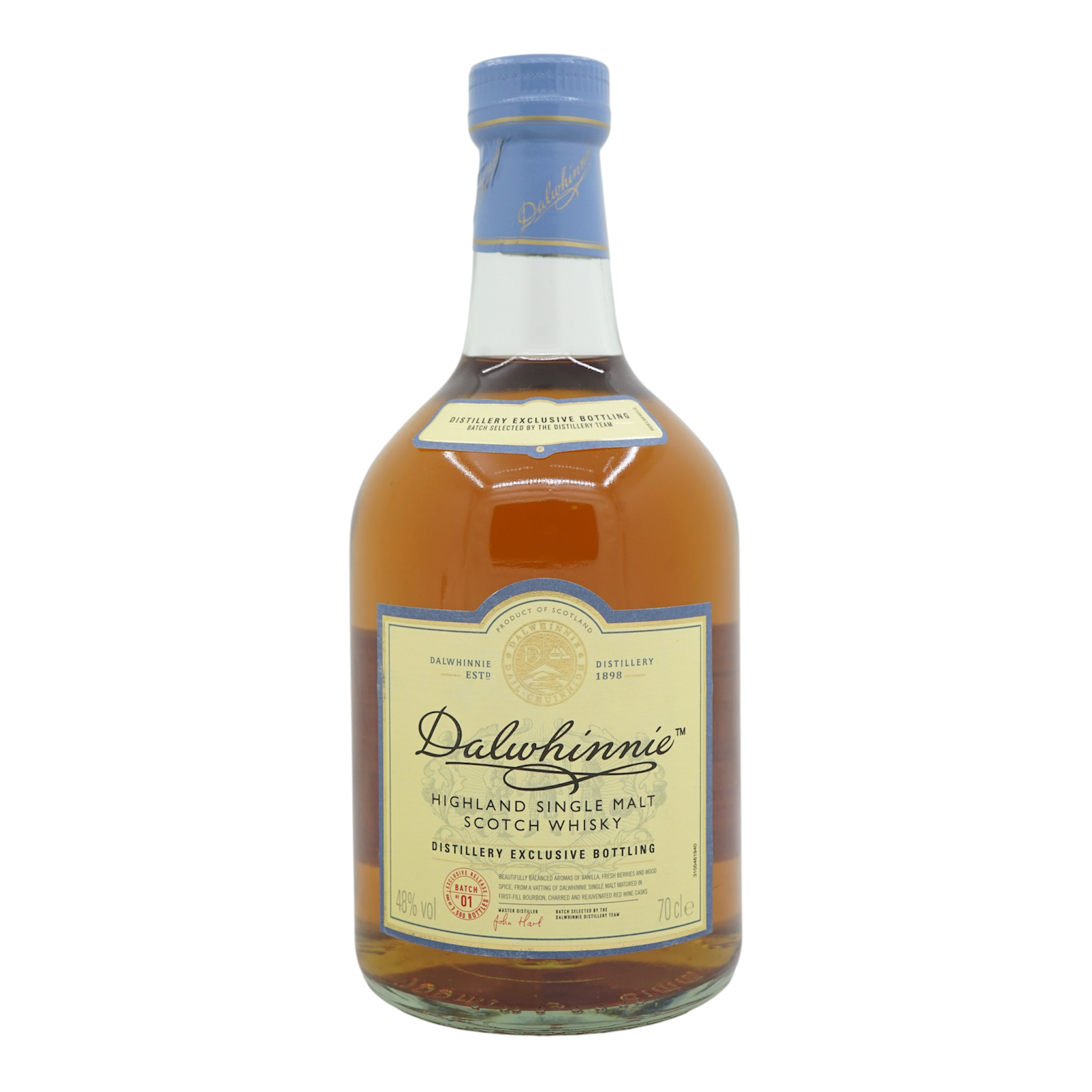 Dalwhinnie Distillery Exclusive Bottling Batch 1