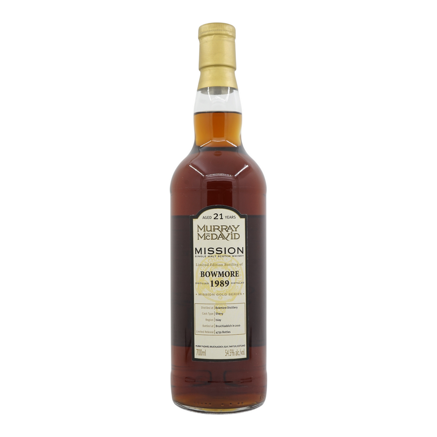 Bowmore 1989/2010 21 Year Old Mission Gold Murray McDavid 54.5%
