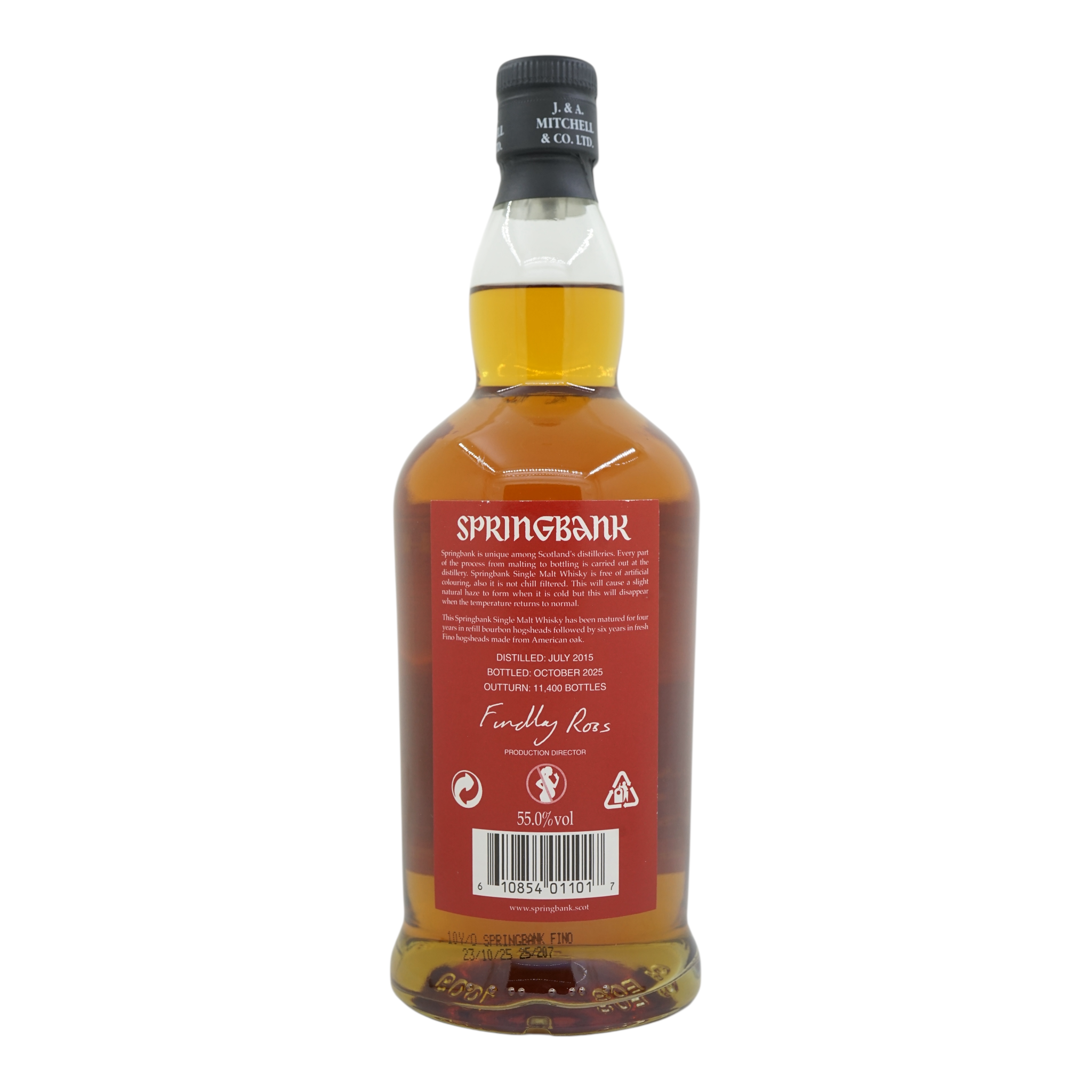 Springbank 2015/2025 10 Year Old Fino Cask Matured