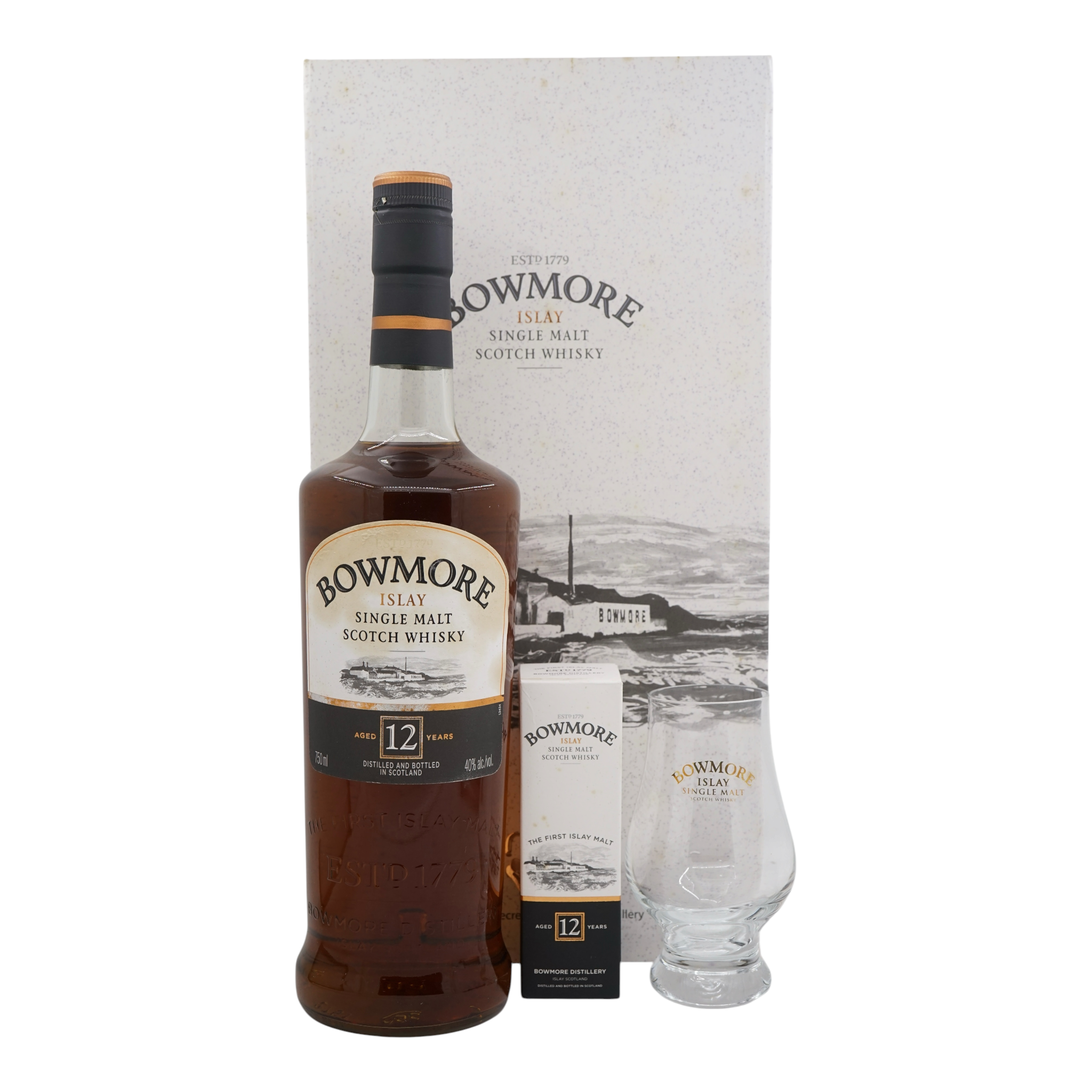 Bowmore 12 Year Old Gift Set