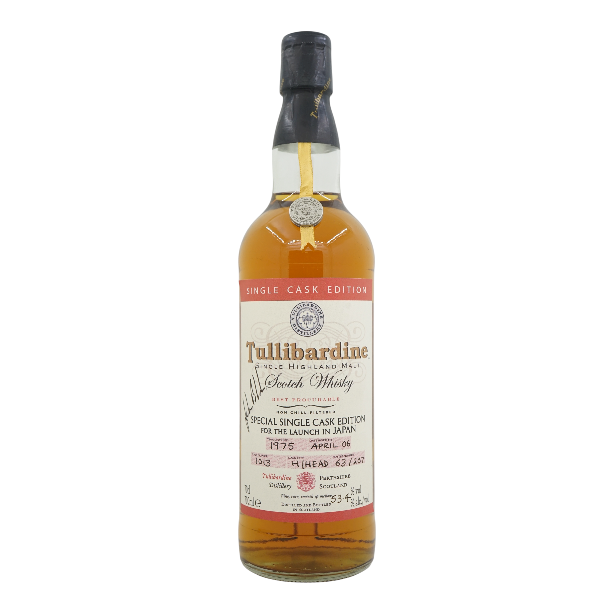 Tullibardine 1975/2006 Special Single Cask Edition for the launch in Japan #1013