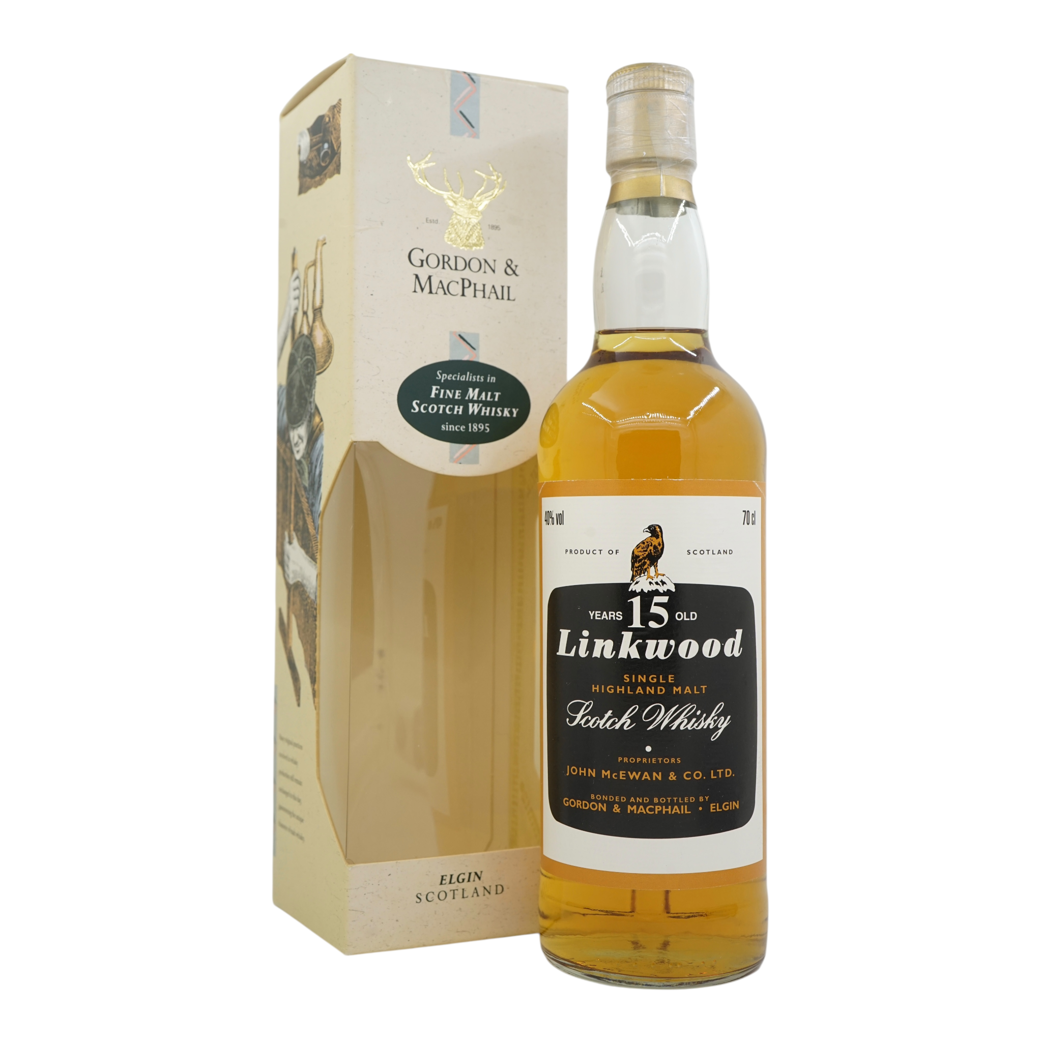 Linkwood 15 Year Old Licensed Bottling Gordon & MacPhail 40%