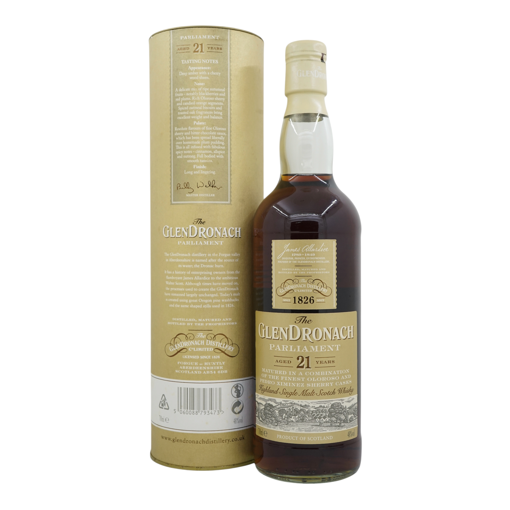 Glendronach 21 Year Old 2015 Billy Walker