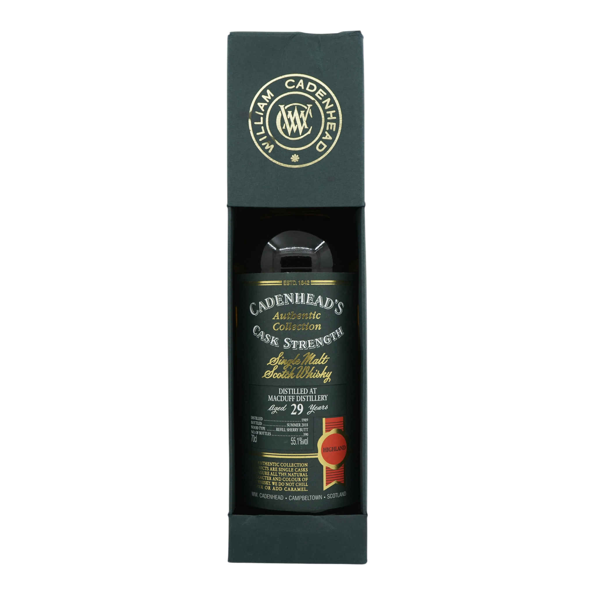 Macduff 1989/2018 29 Year Old Authentic Collection Cadenhead’s 55.1%