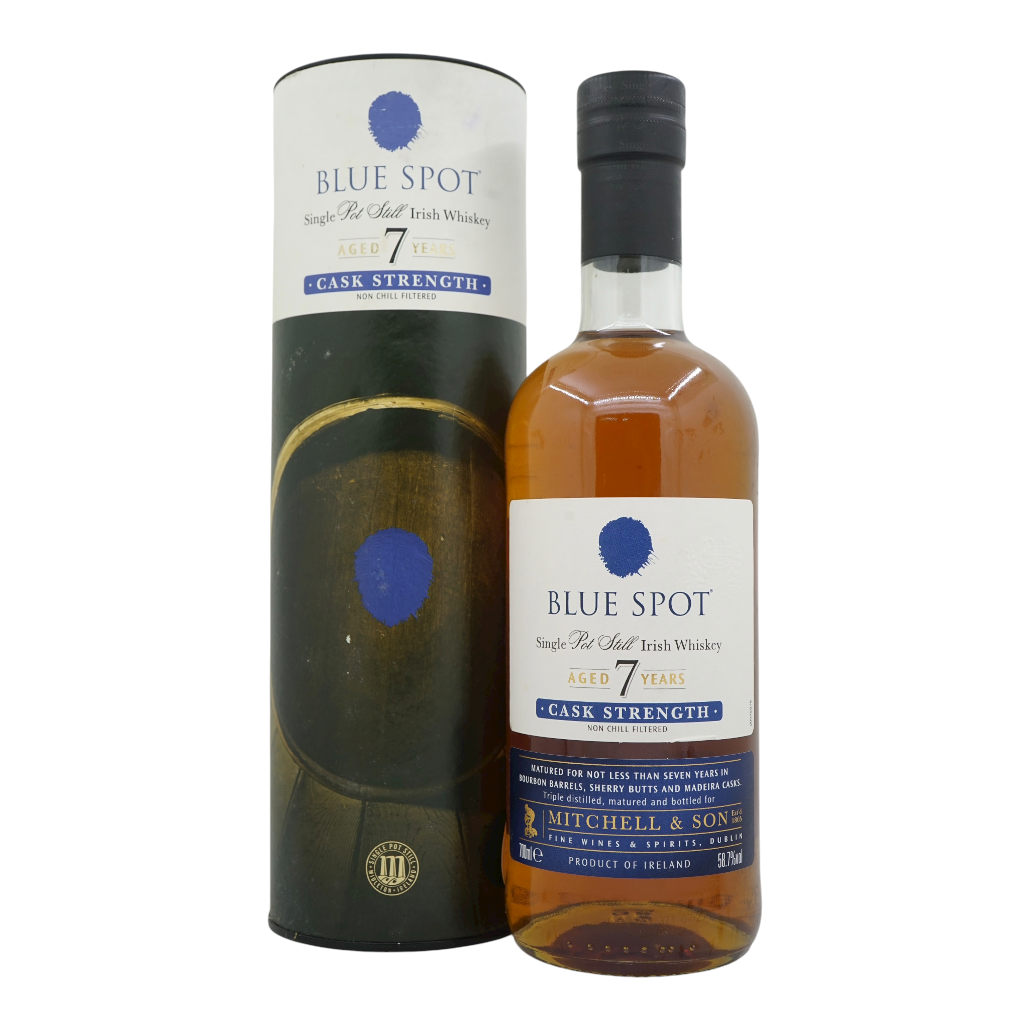 Blue Spot 7 Year Old Cask Strength 58.7%