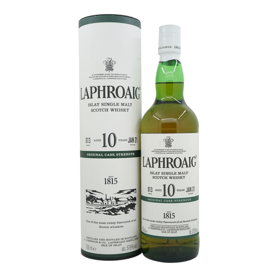 Laphroaig Cask Strength 10 Year Old Batch #013