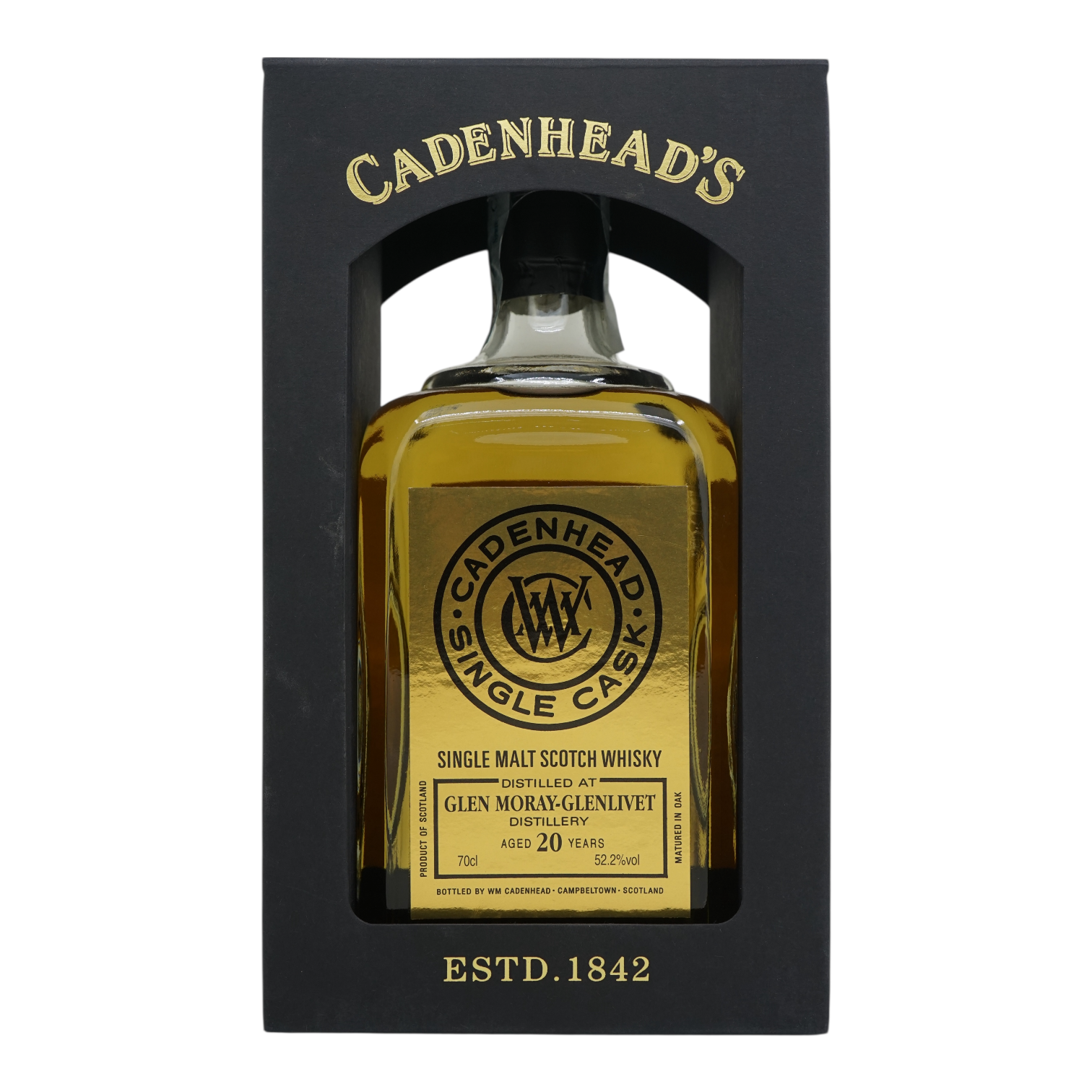 Glen Moray 1998/2019 20 Year Old Single Cask Cadenhead's 52.2%