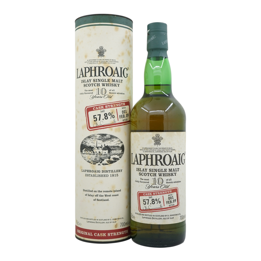 Laphroaig 10 Year Old Cask Strength Batch #001