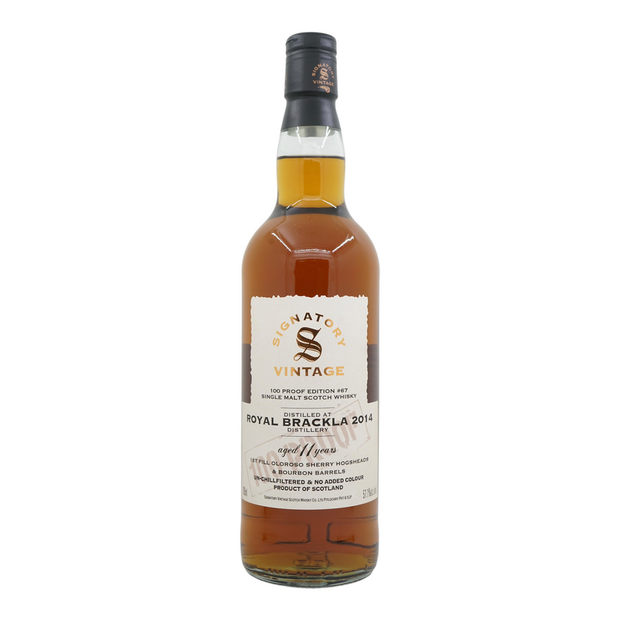 Royal Brackla 2014/2025 11 Year Old 100 Proof Edition #67 Signatory Vintage
