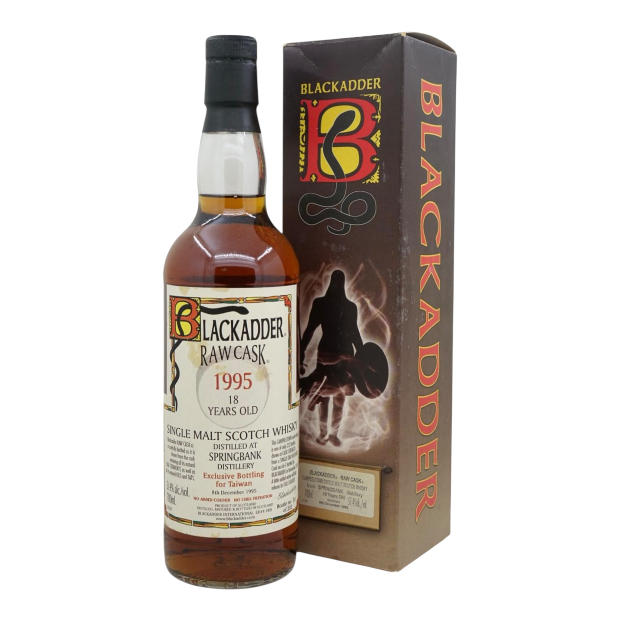 Springbank 1995/2014 18 Year Old Raw Cask Blackadder #66-1