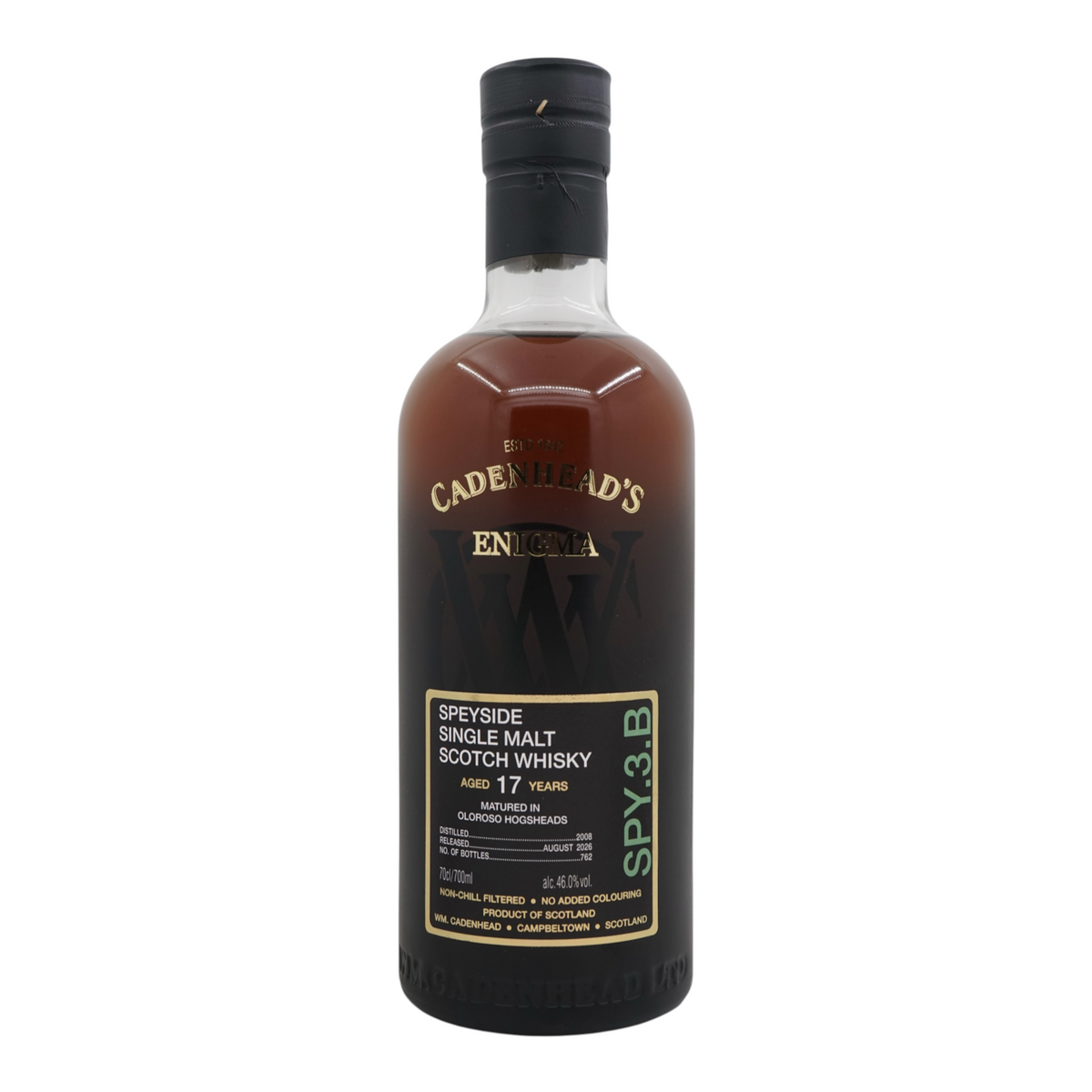 Speyside Single Malt Scotch Whisky 2008/2026 17 Year Old Enigma Cadenhead's #SPY.3.B
