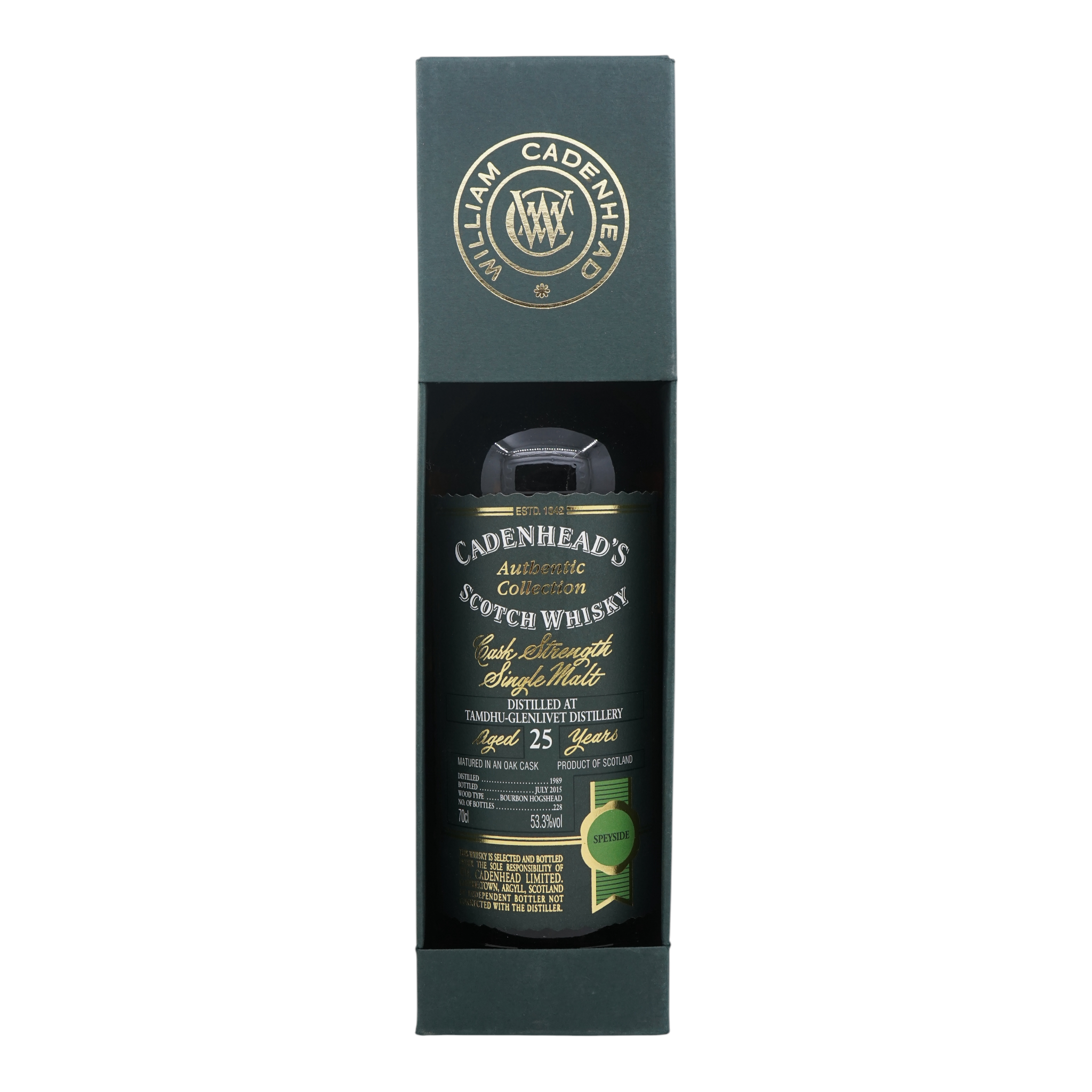 Tamdhu 1989/2015 25 Year Old Authentic Collection Cadenhead's 53.3%