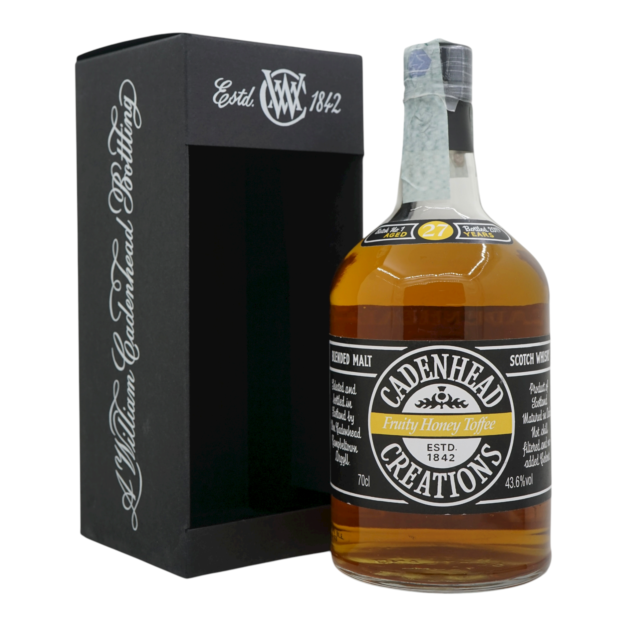 Creations 1991/2019 27 Year Old Cadenhead's - Fruity Honey Toffee