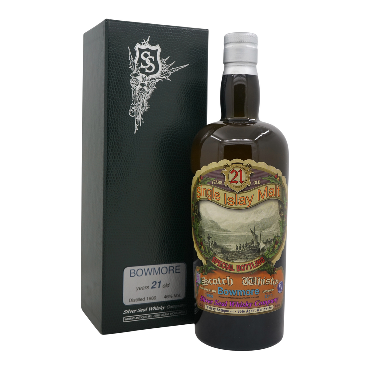 Bowmore 1989/2011 21 Year Old Single Barrel Silver Seal (WF90)