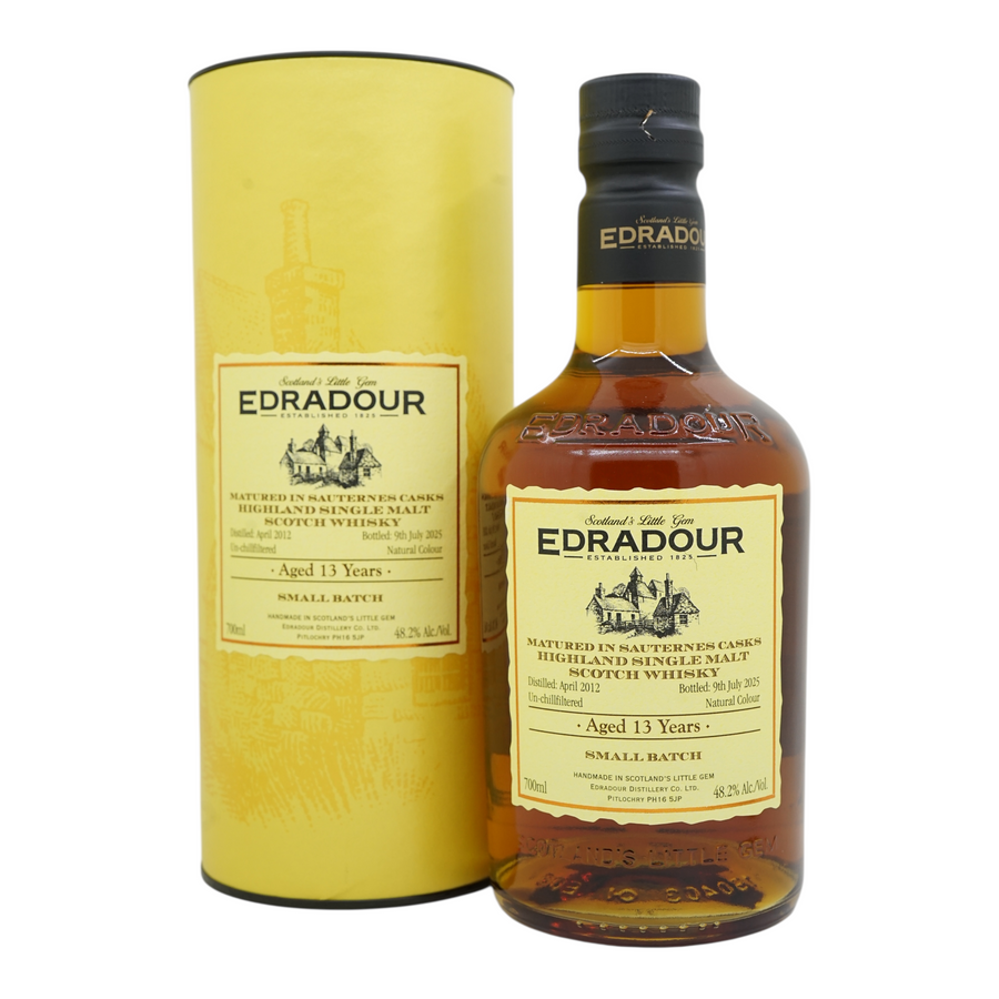 Edradour 2012/2025 13 Year Old Small Batch Sauternes Cask Matured 48.2%