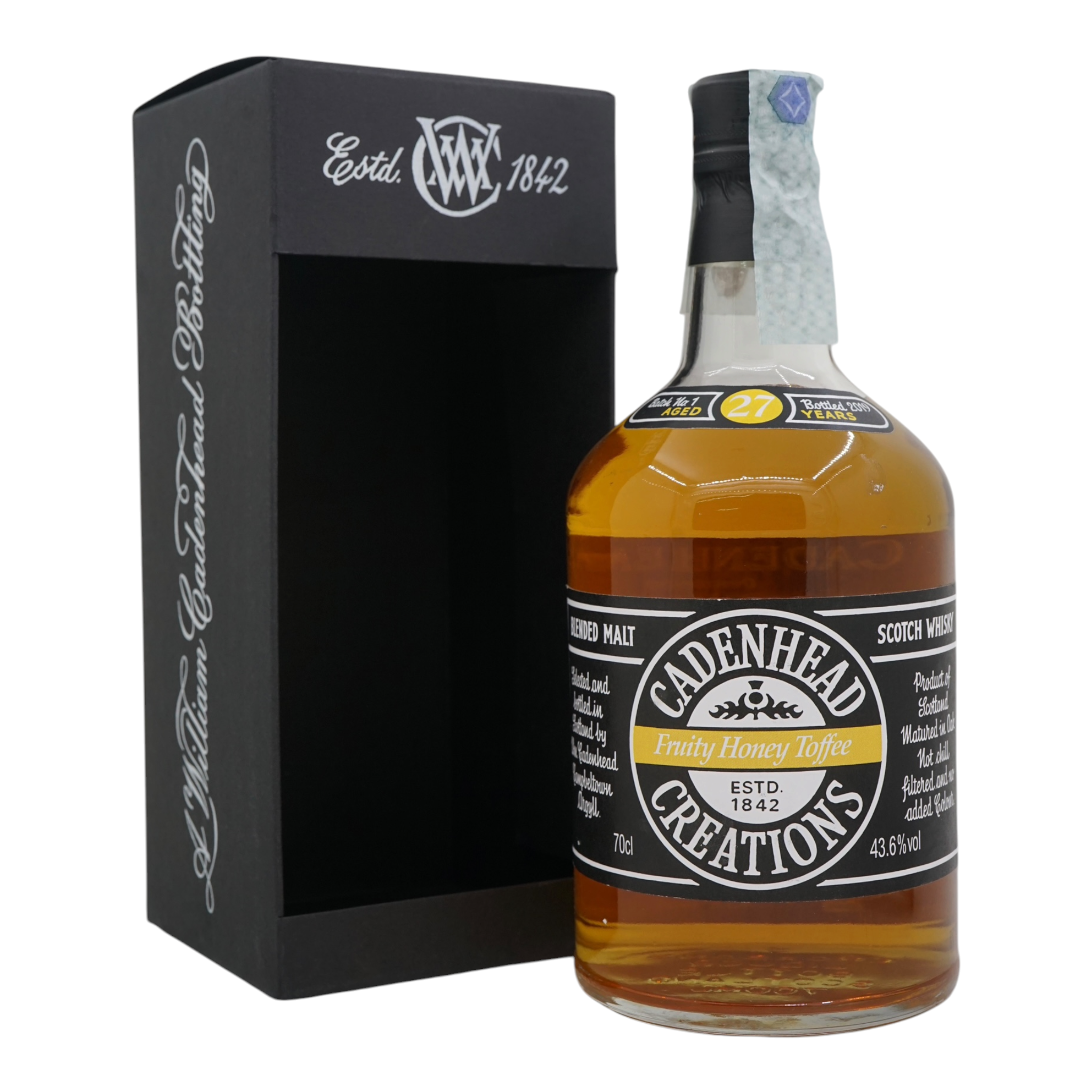 Creations 1991/2019 27 Year Old Cadenhead's - Fruity Honey Toffee