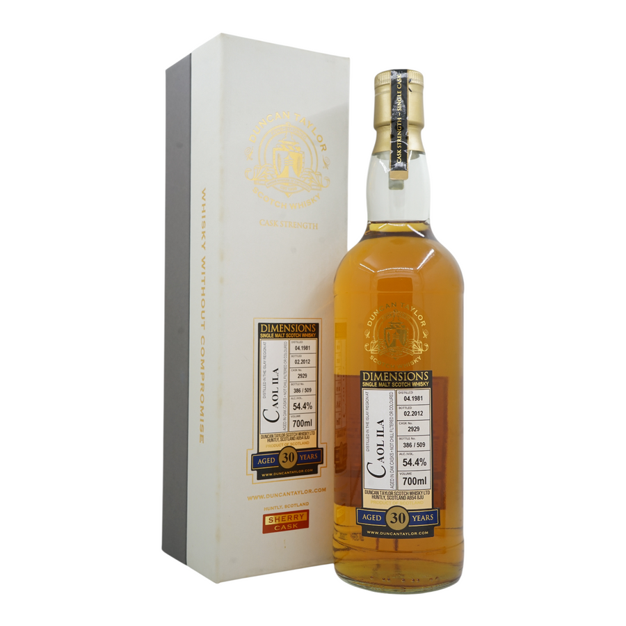 Caol Ila 1981/2012 30 Year Old Dimensions Duncan Taylor #2929