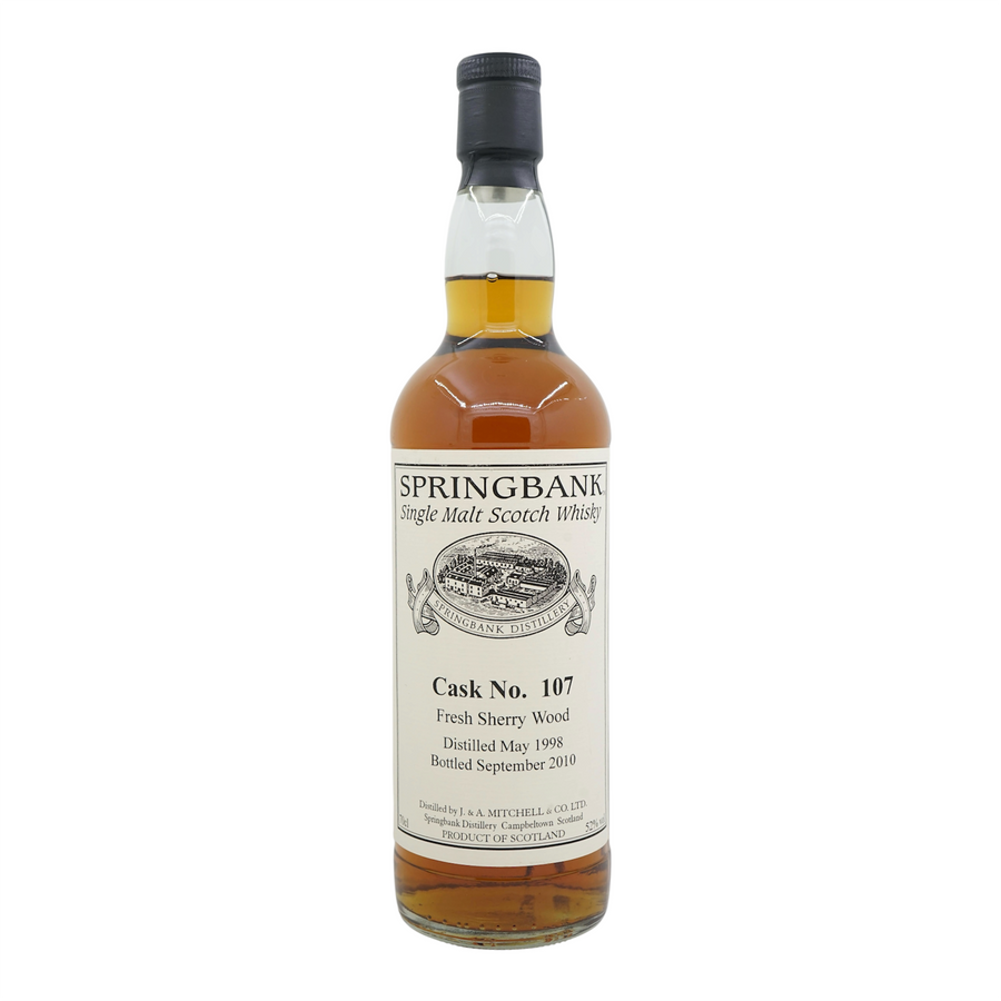 Springbank 1998/2010 12 Year Old Private Bottling #107