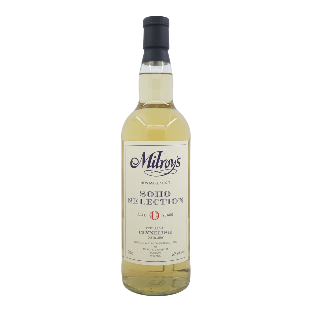 Clynelish 2025/2025 0 Year Old Soho Selection - New Make Spirit Milroy's of Soho #250141