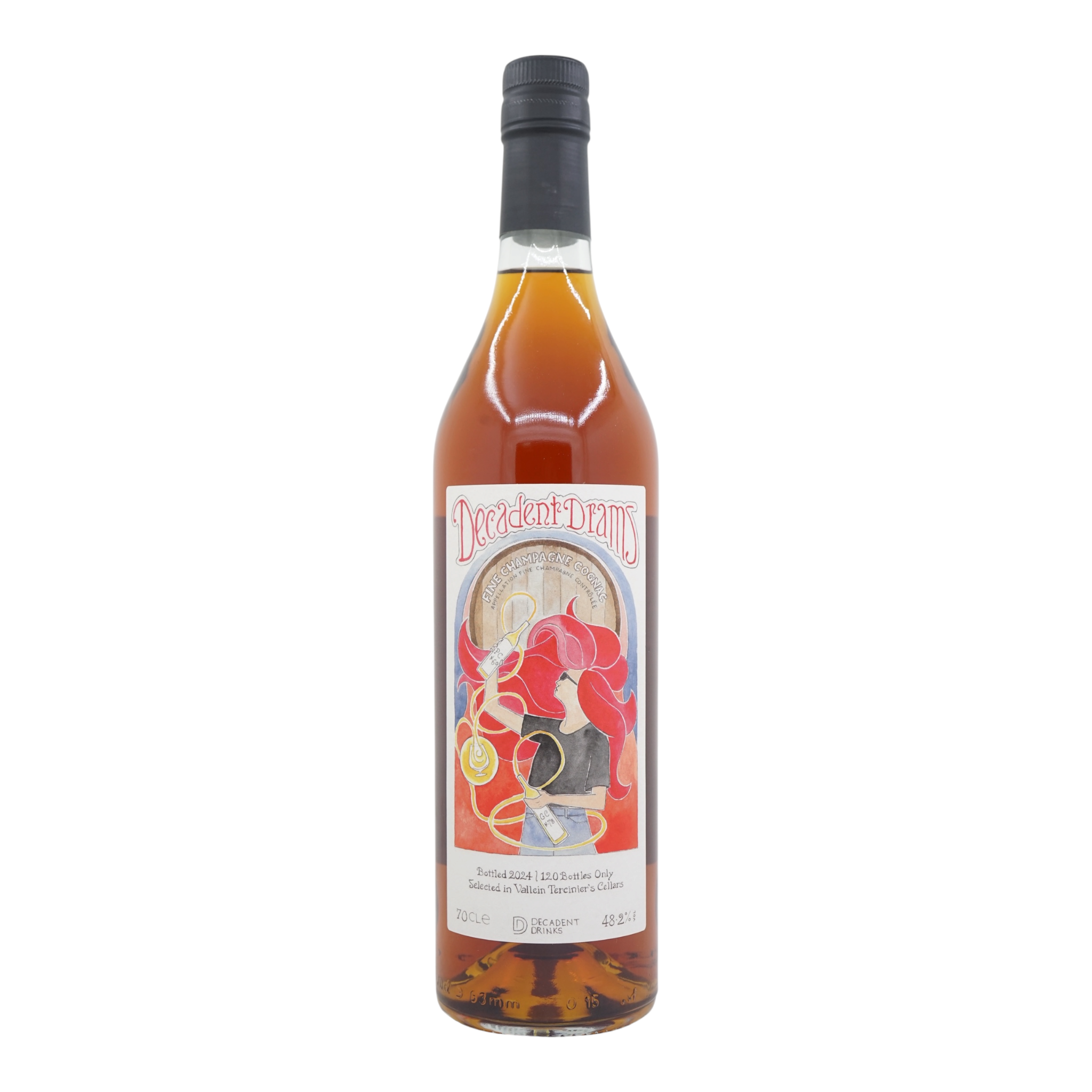 Decadent Drams Vallein Tercinier 1960,1978/2024 - Fine Champagne 48.2% (WF90)