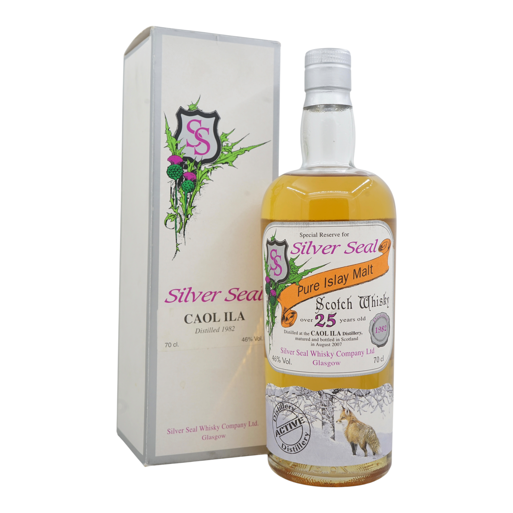 Caol Ila 1982/2007 25 Year Old Pure Islay Malt Silver Seal 46%