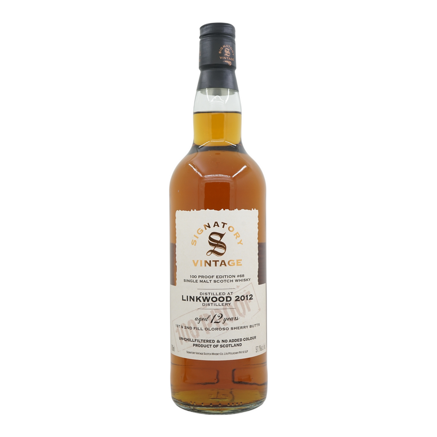 Linkwood 2012/2025 12 Year Old 100 Proof Edition #68 Signatory Vintage