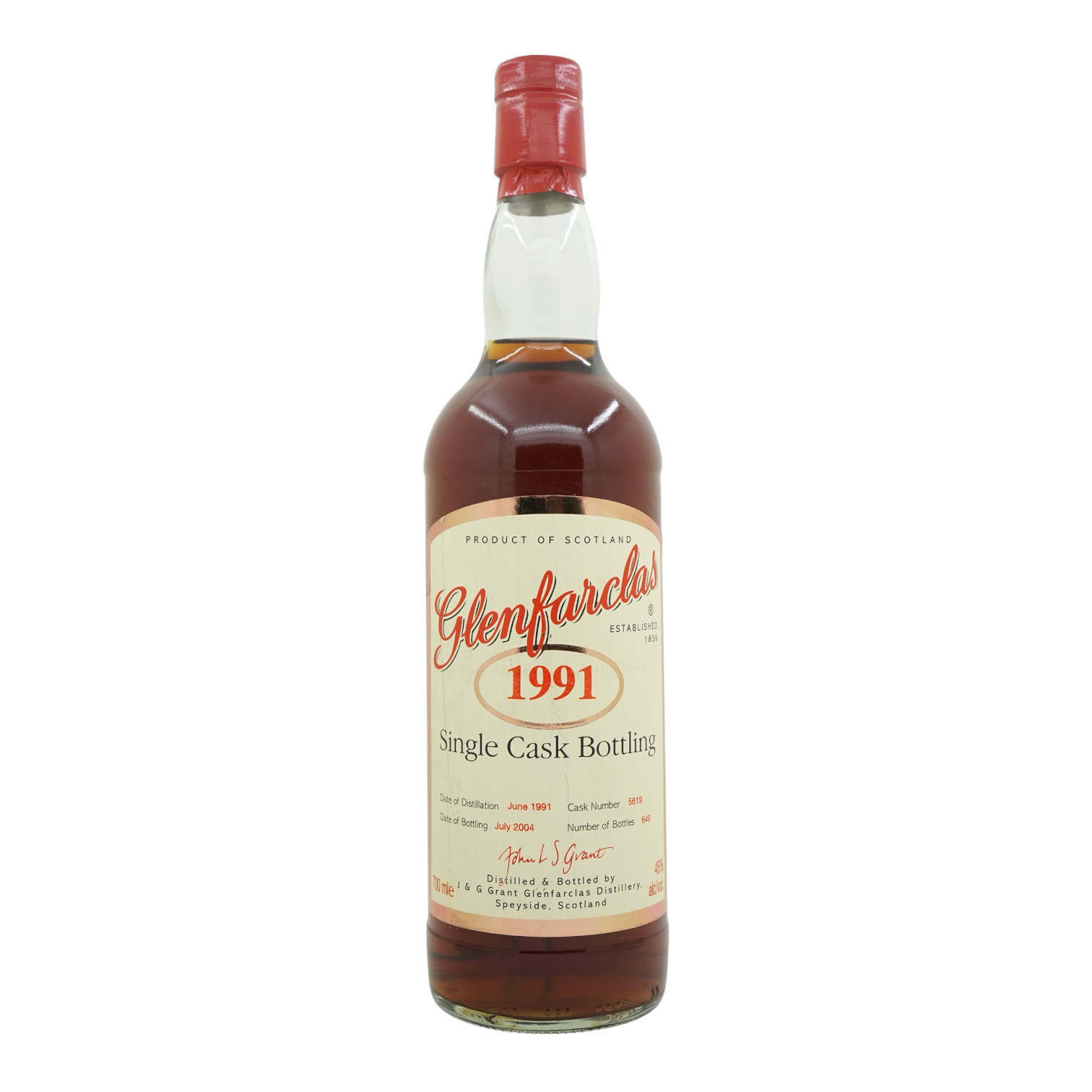 Glenfarclas 1991/2004 Single Cask Bottling #5619