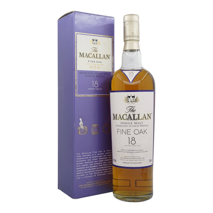 Macallan 18 Year Old Fine Oak - Triple Cask Matured (Old Label)