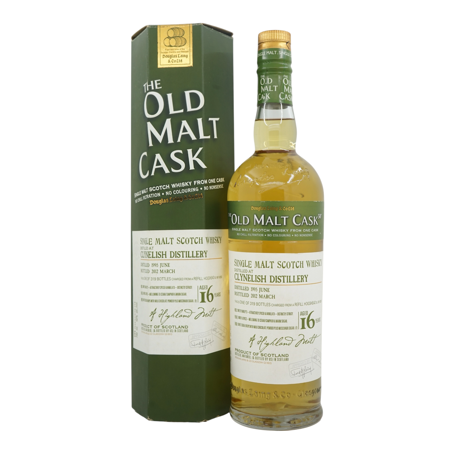 Clynelish 1995/2012 16 Year Old The Old Malt Cask #DL8253