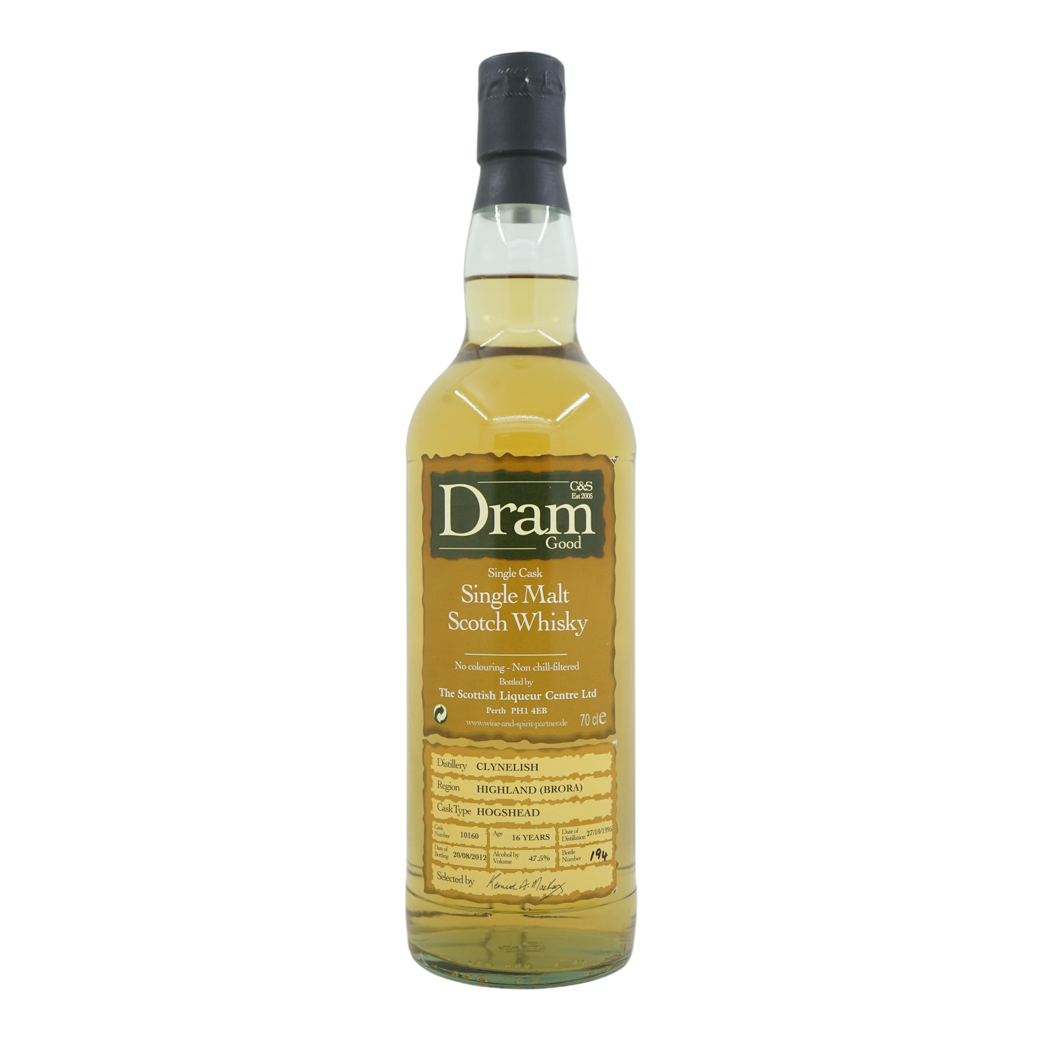 Clynelish 1995/2012 16 Year Old C&S Dram Collection #10160