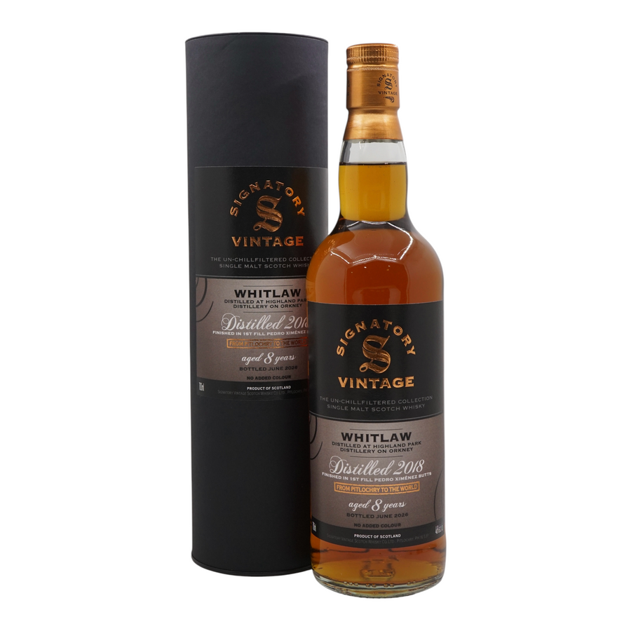 Whitlaw 2018/2026 8 Year Old The Un-Chillfiltered Collection Signatory Vintage - From Pitlochry to the World