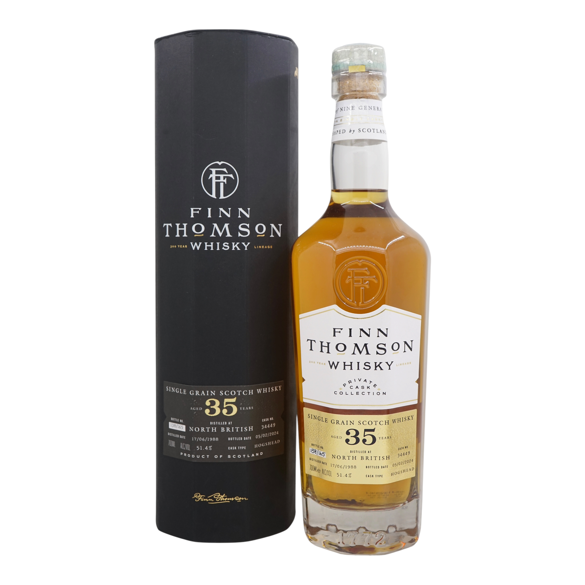 North British 1988/2024 35 Year Old Private Cask Collection Finn Thomson #34449