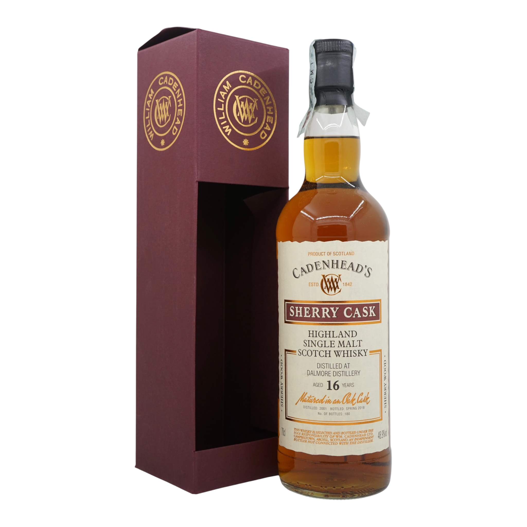 Dalmore 2001/2018 16 Year Old Wood Range - Sherry Cask Cadenhead's 48.9 %